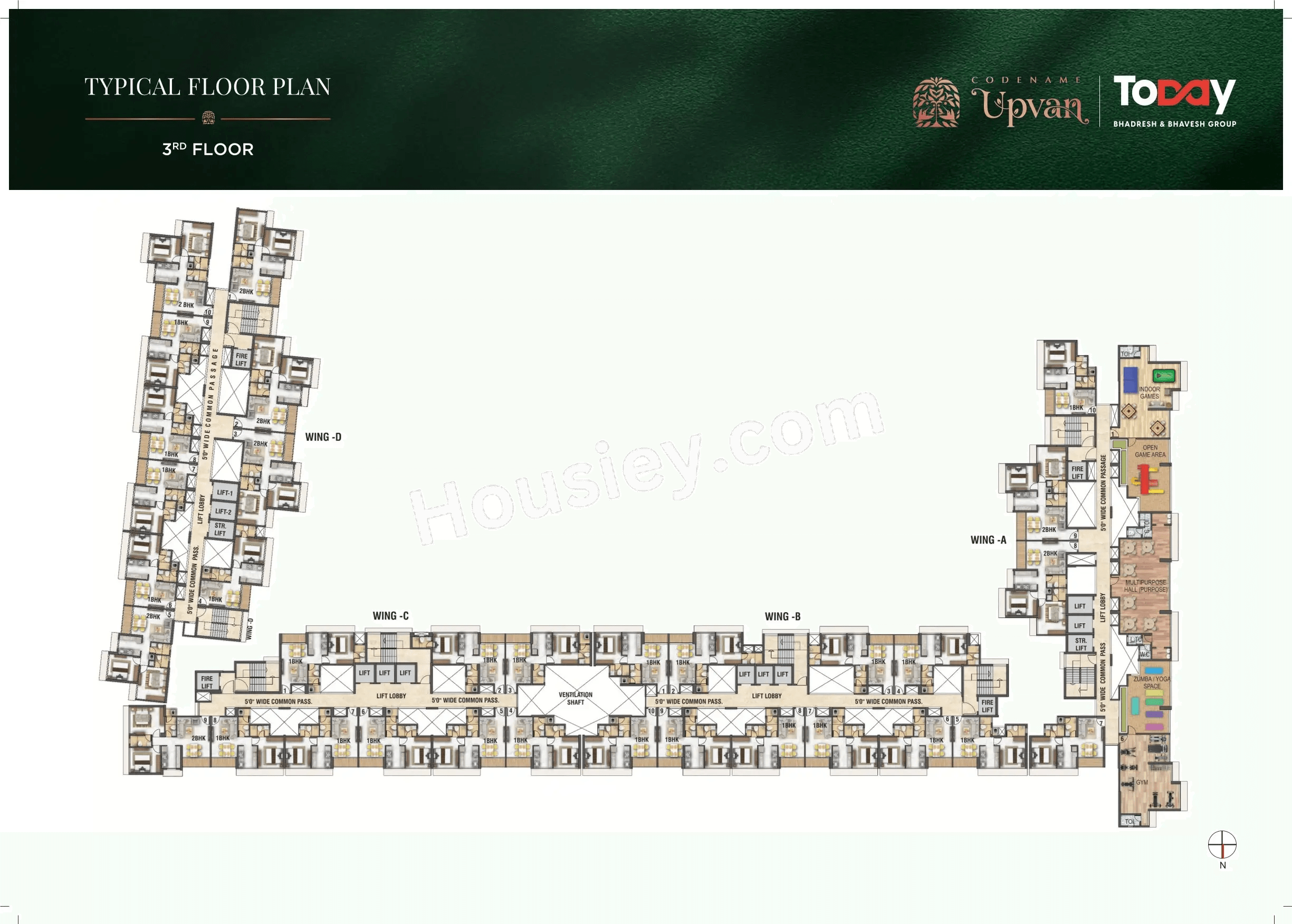 Today Upvan Floor plan 3