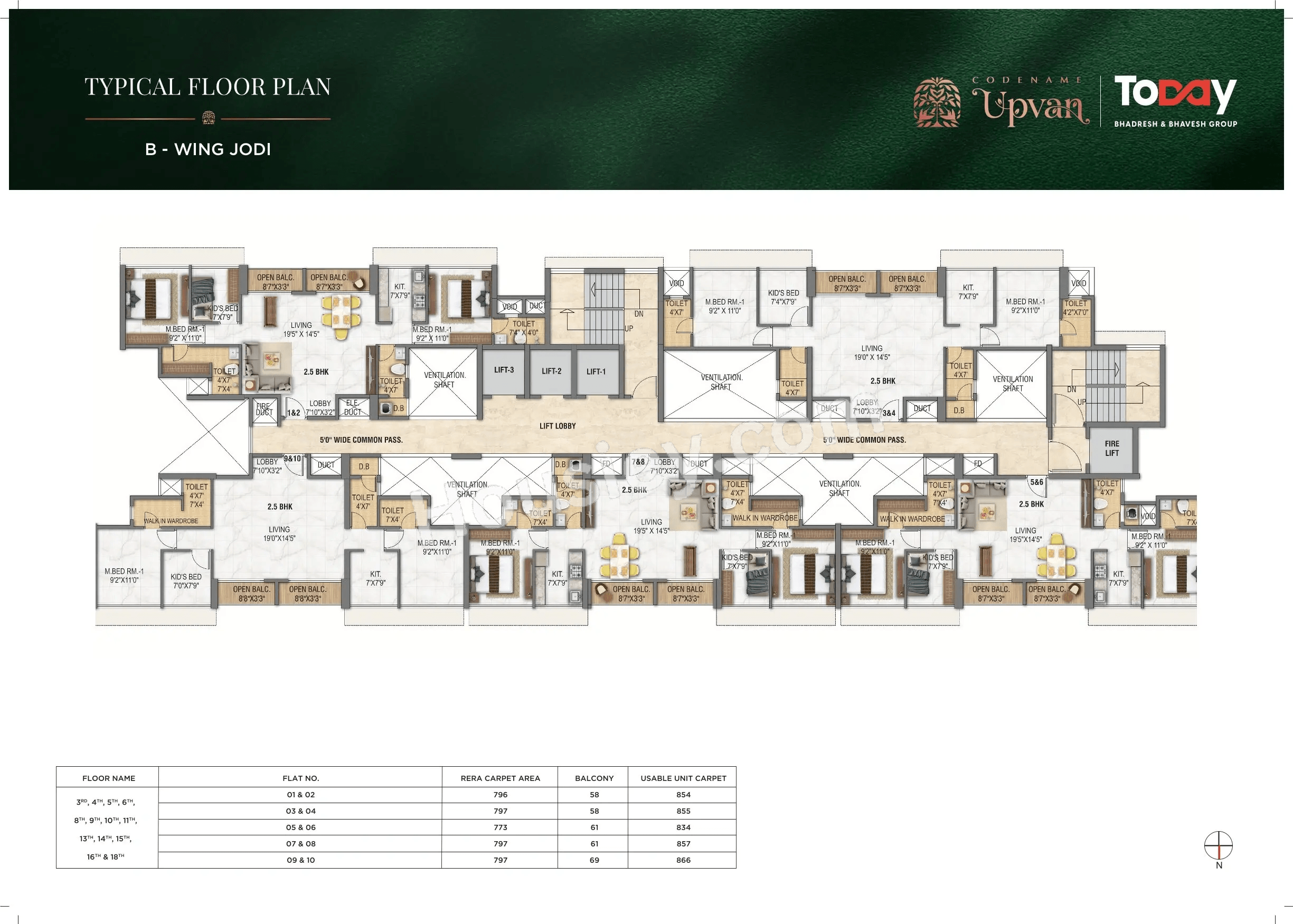 Today Upvan Floor plan 7
