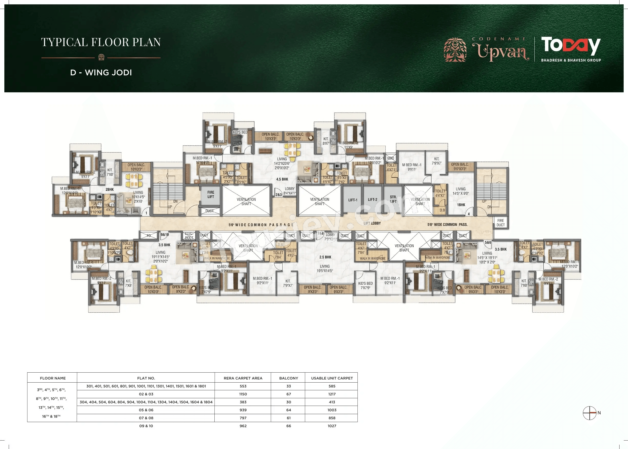Today Upvan Floor plan 10