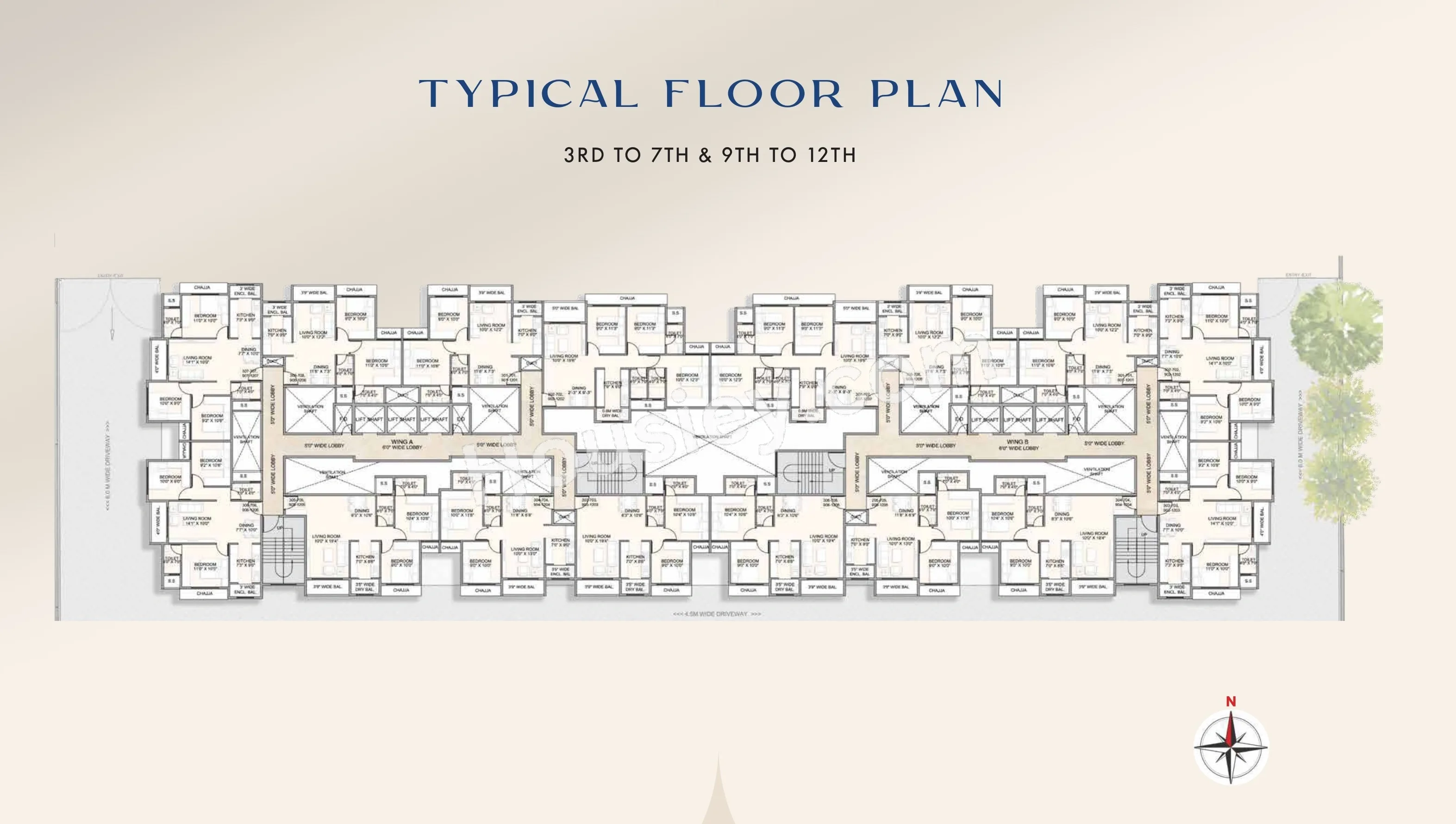 TPV Bharat Enclave Floor plan 2