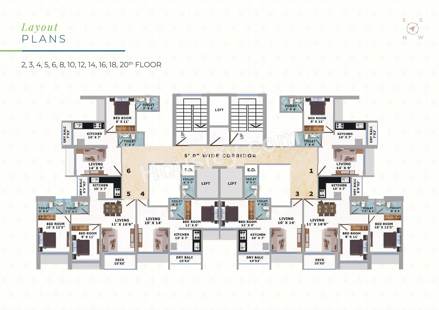 TPV Nisarg Aura Floor plan 1