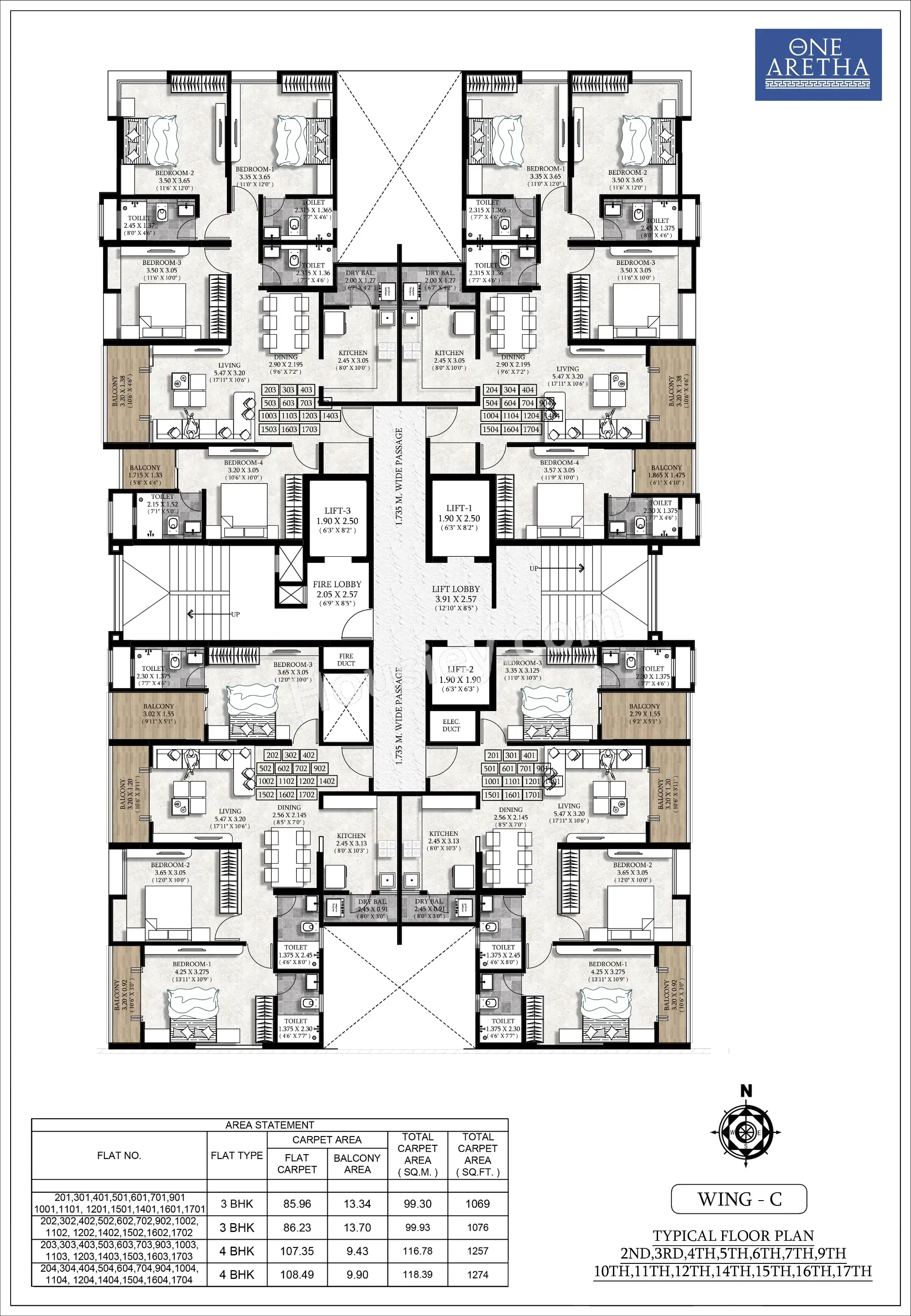 Triaa One Aretha Floor plan 7