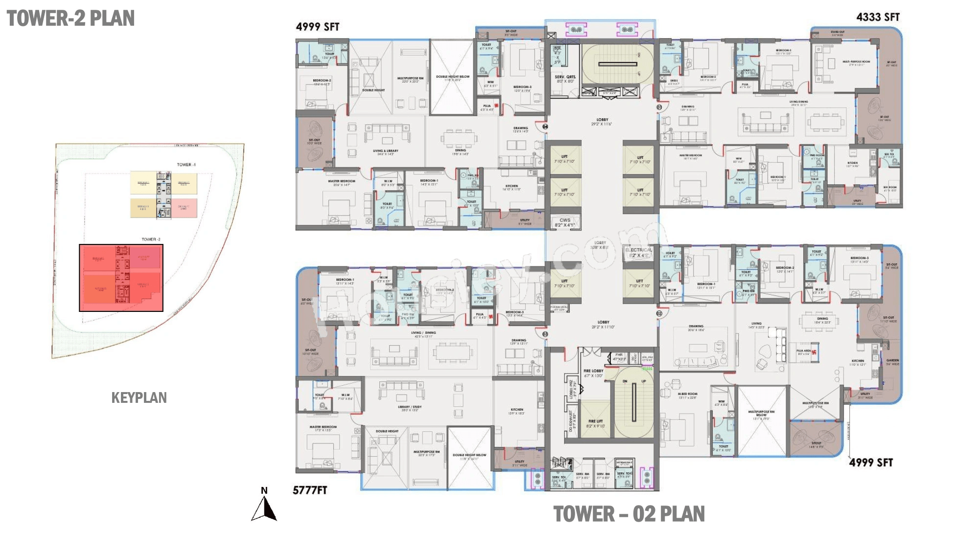 Trilight Rise With 9 Floor plan 2