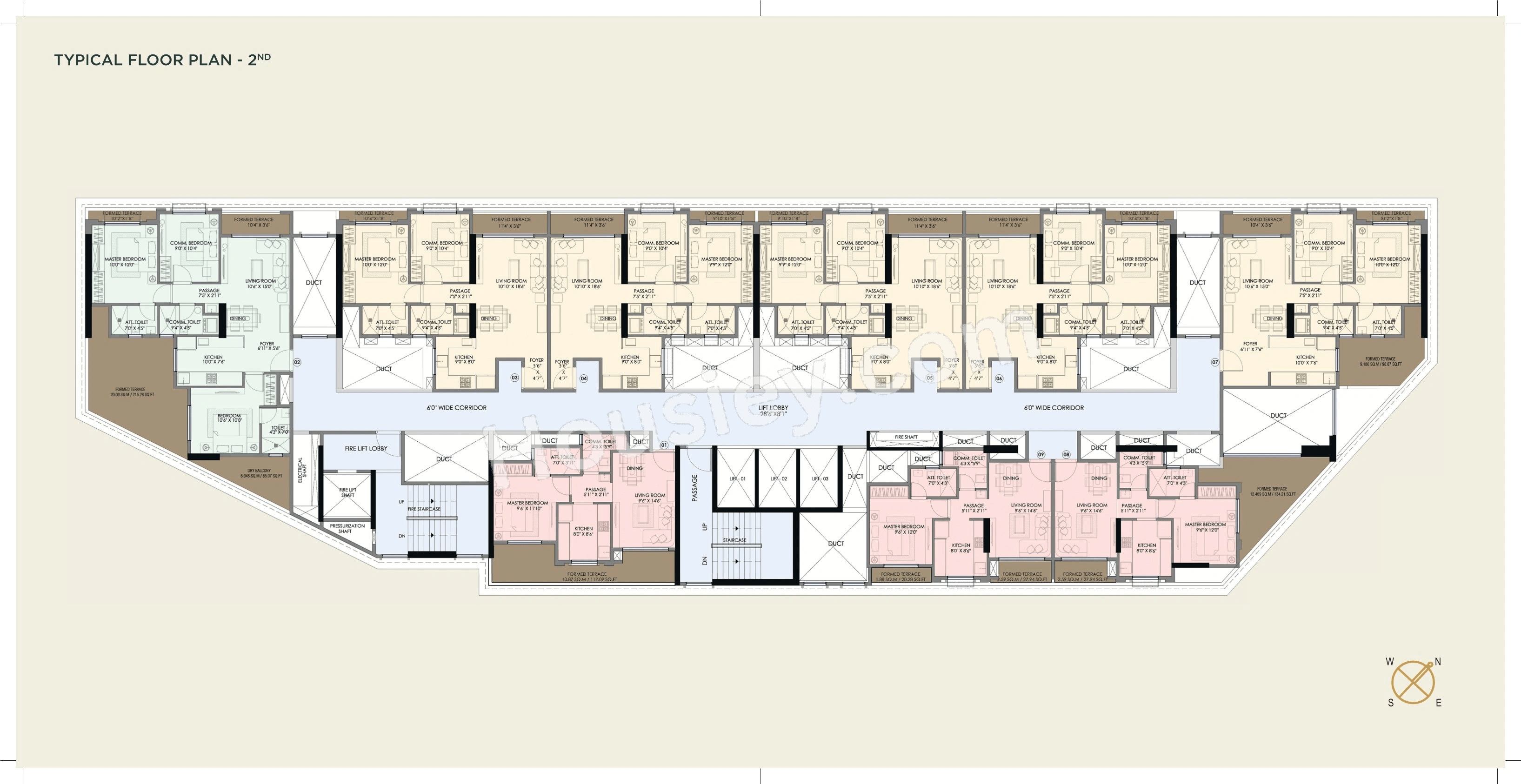 Triveni Pearl Floor plan 2