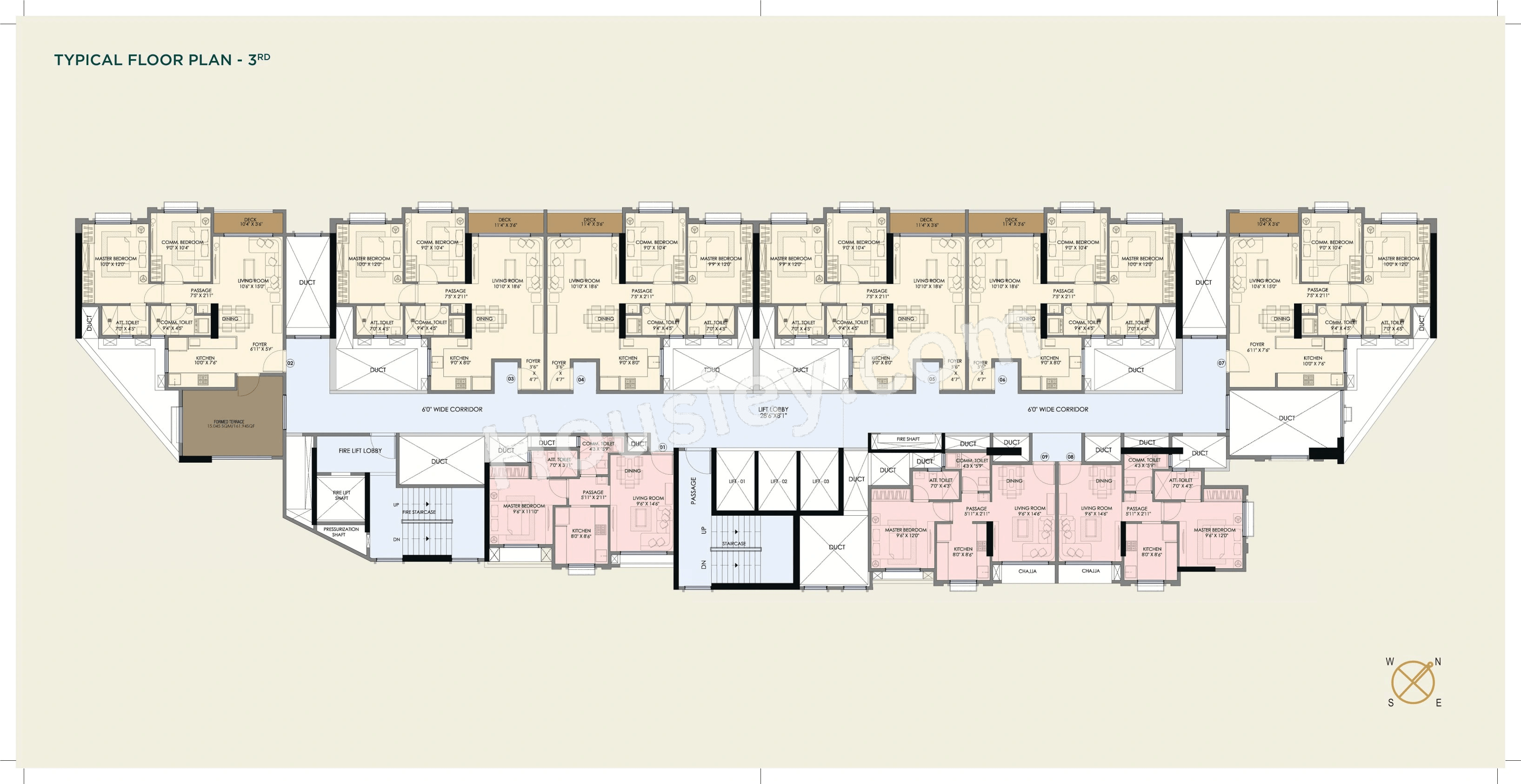 Triveni Pearl Floor plan 3