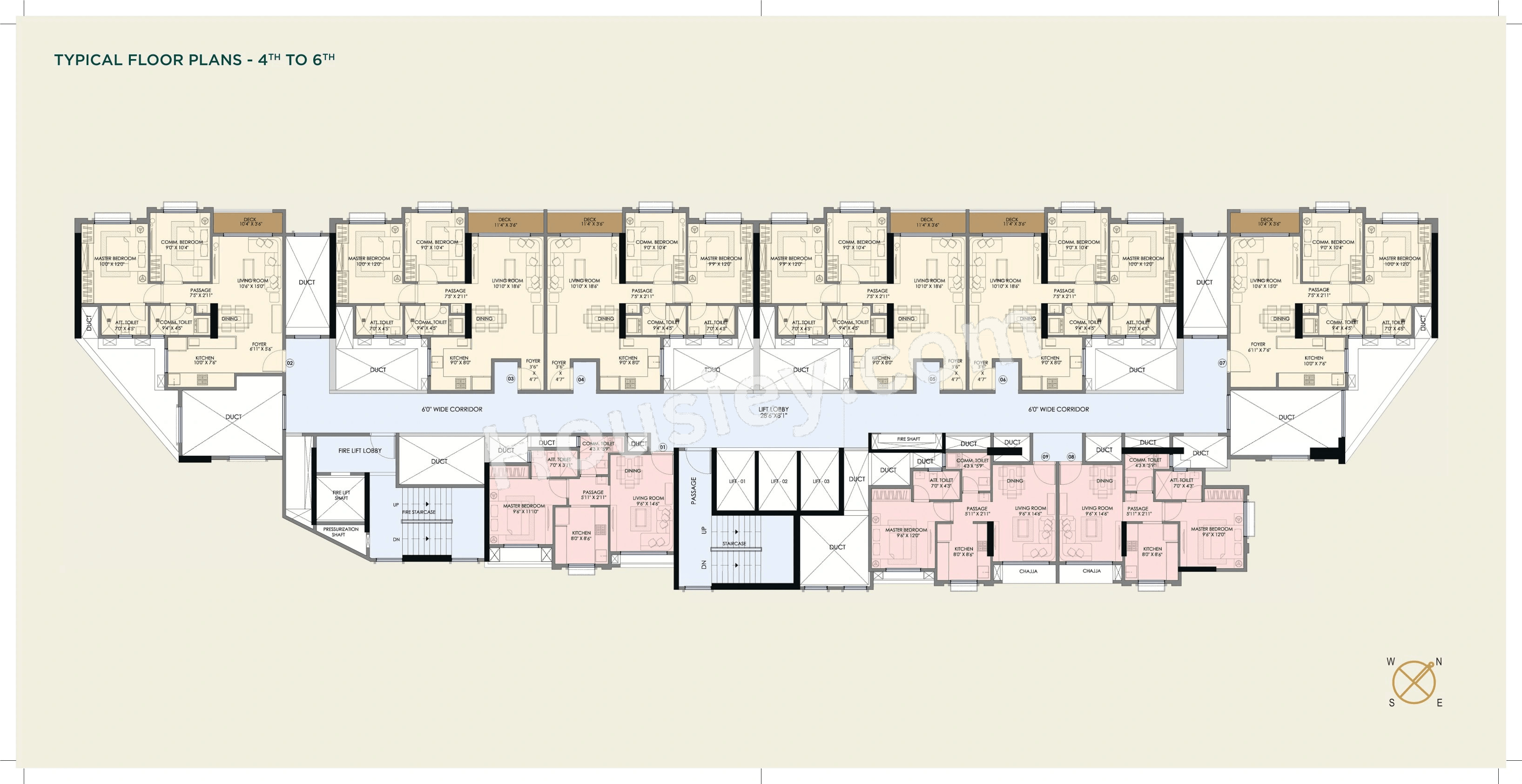 Triveni Pearl Floor plan 4