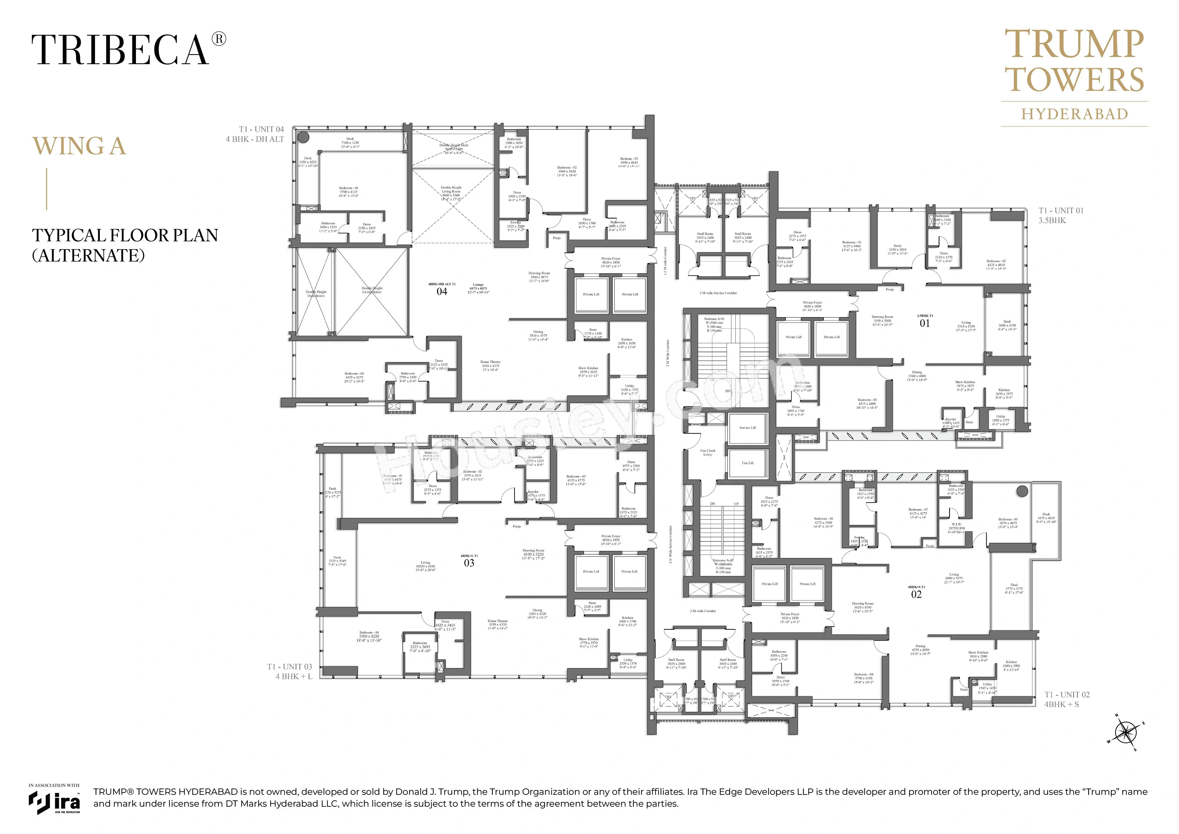 Trump Towers Floor plan 1