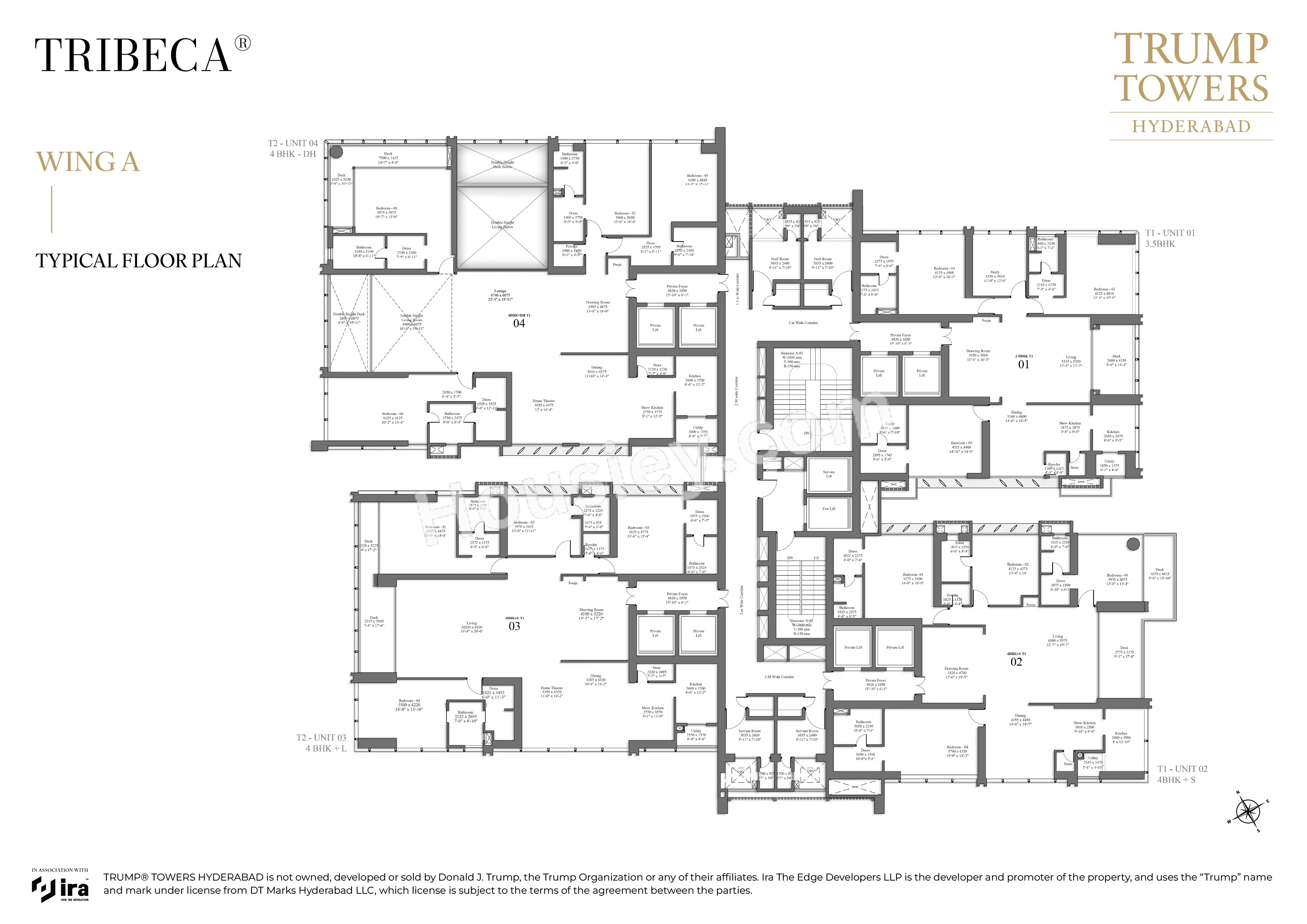 Trump Towers Floor plan 2