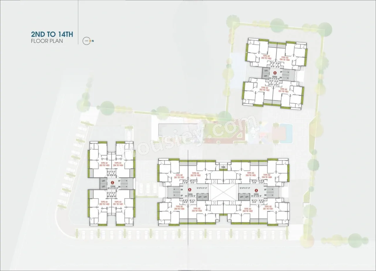 Tulsi Aura Floor plan 1
