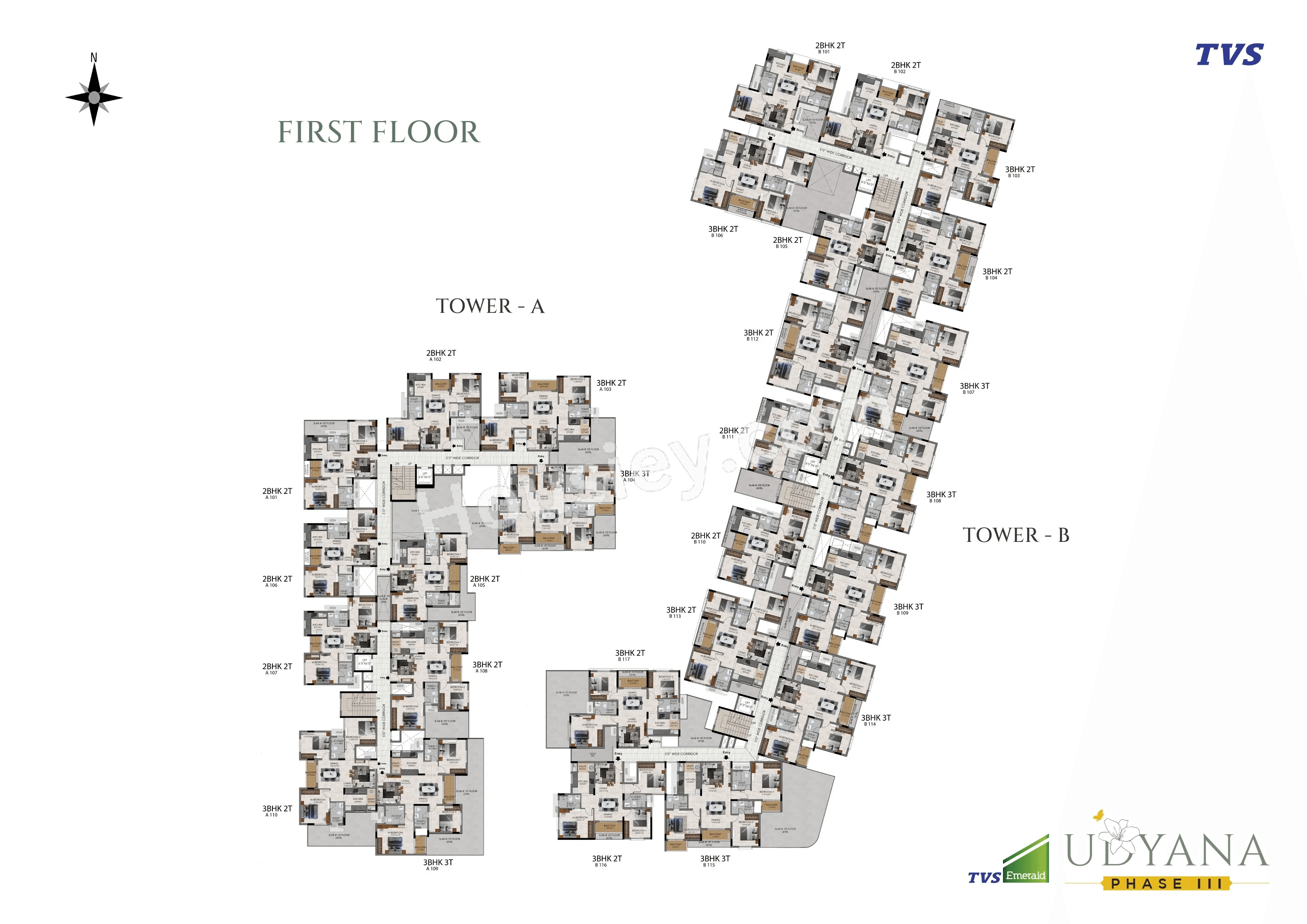 TVS Udyana Floor Plan