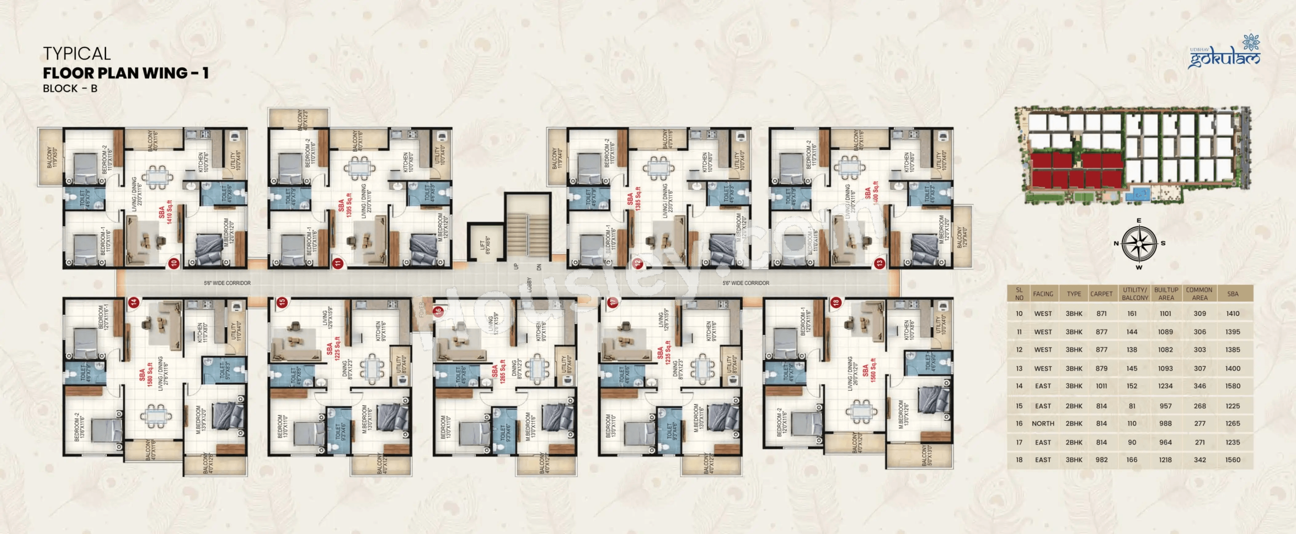 Udbhav Gokulam Floor plan 2