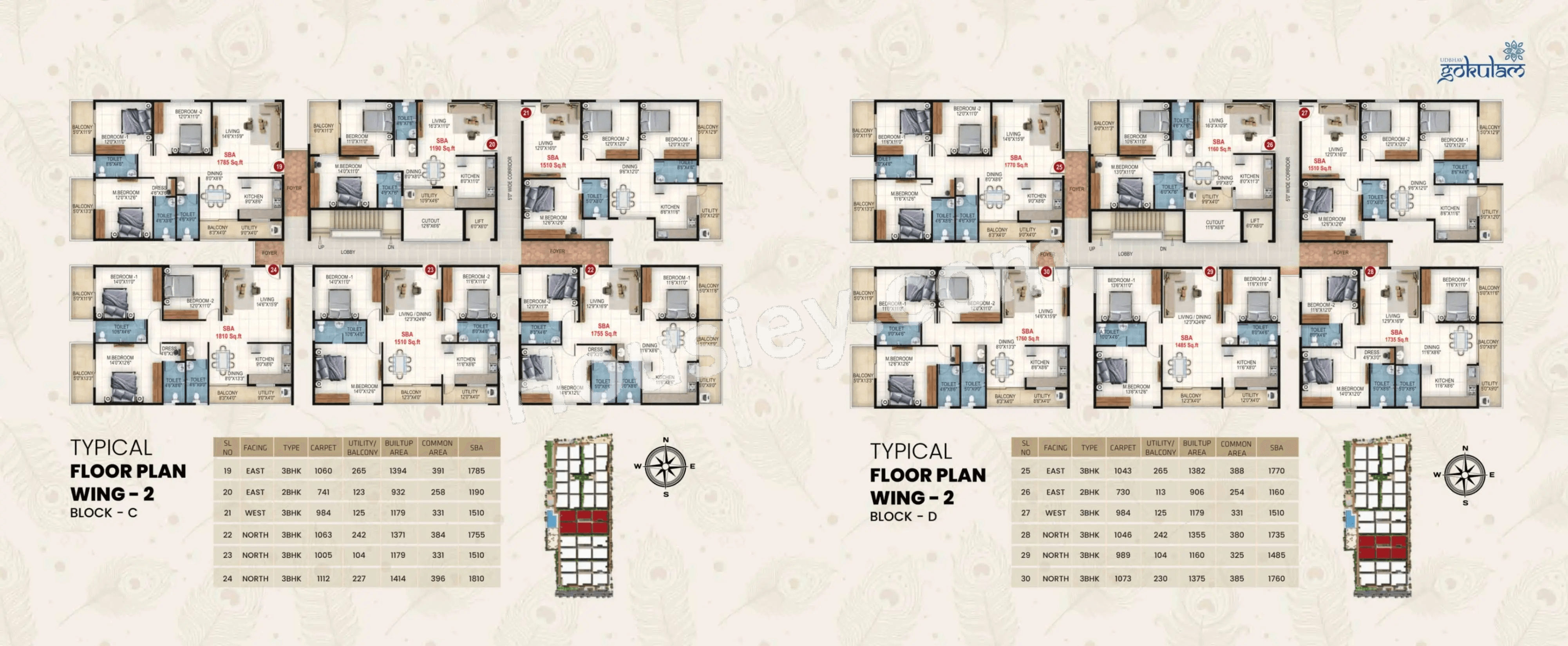 Udbhav Gokulam Floor plan 4
