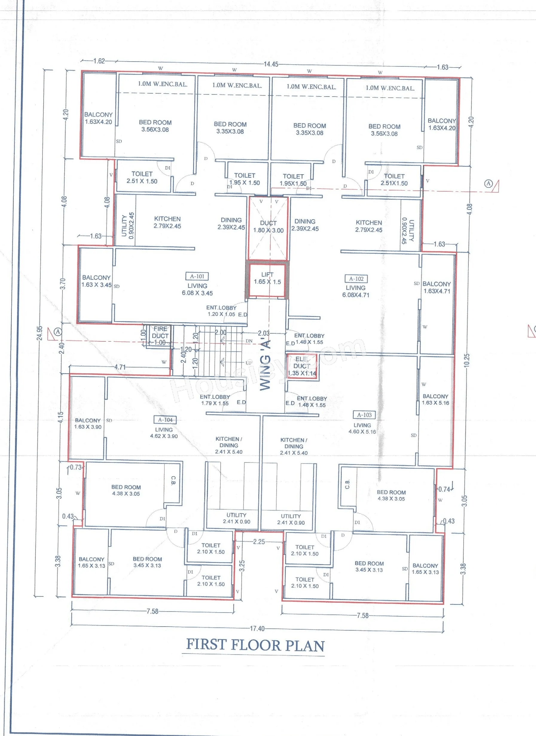 Unique Prestigia Floor plan 1