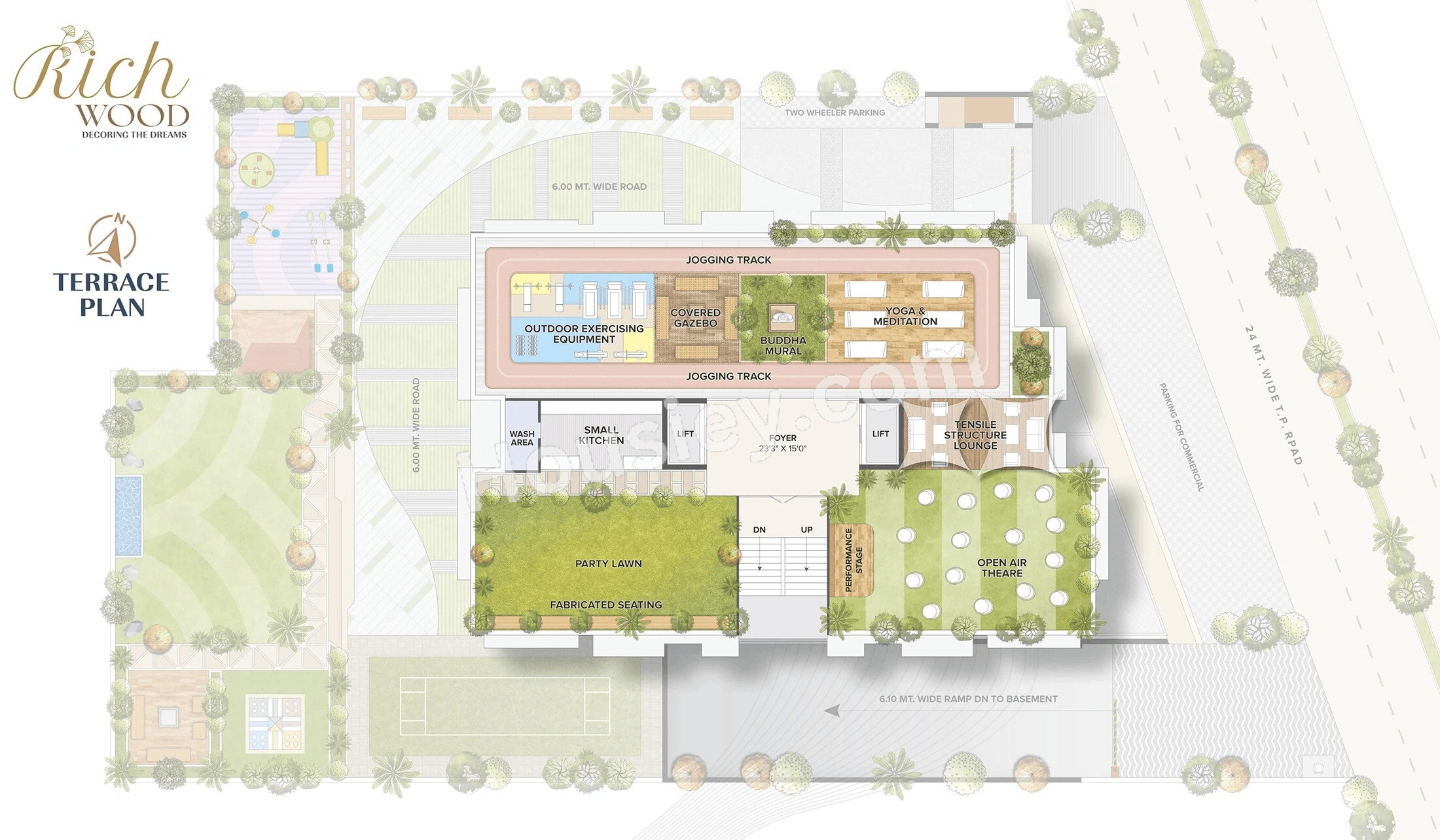 Urbania Rich Wood Floor Plan
