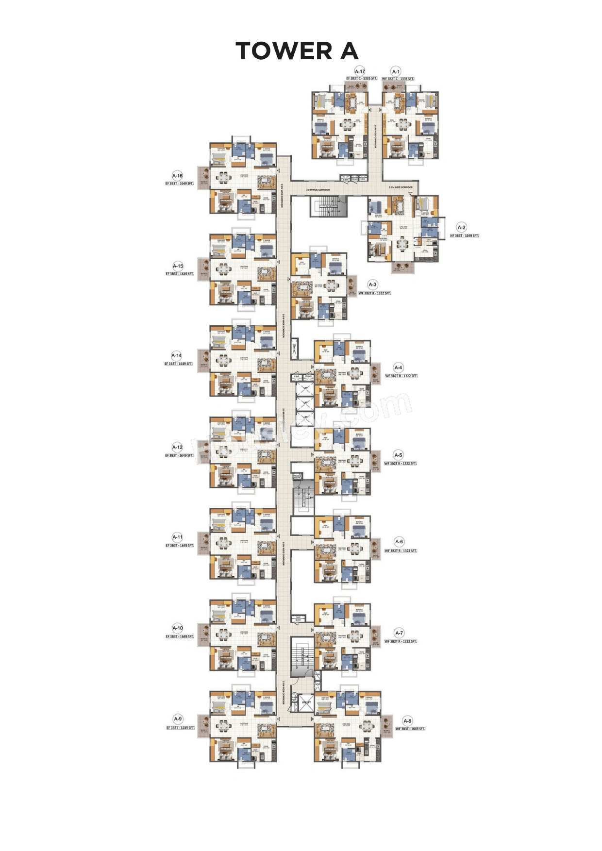 Urbanrise Opulence Floor plan 1