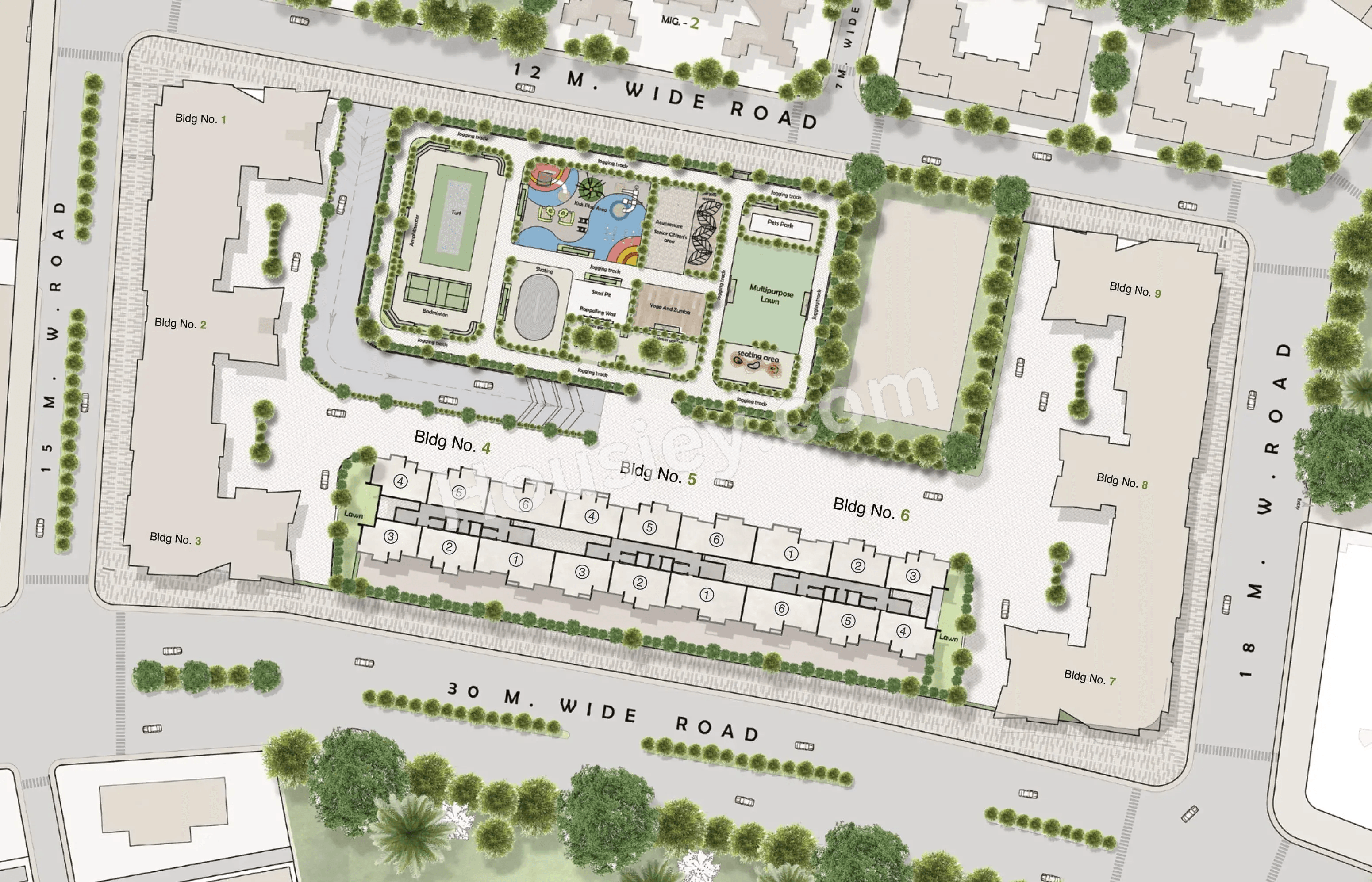 USD Poonam Estate Floor plan 2