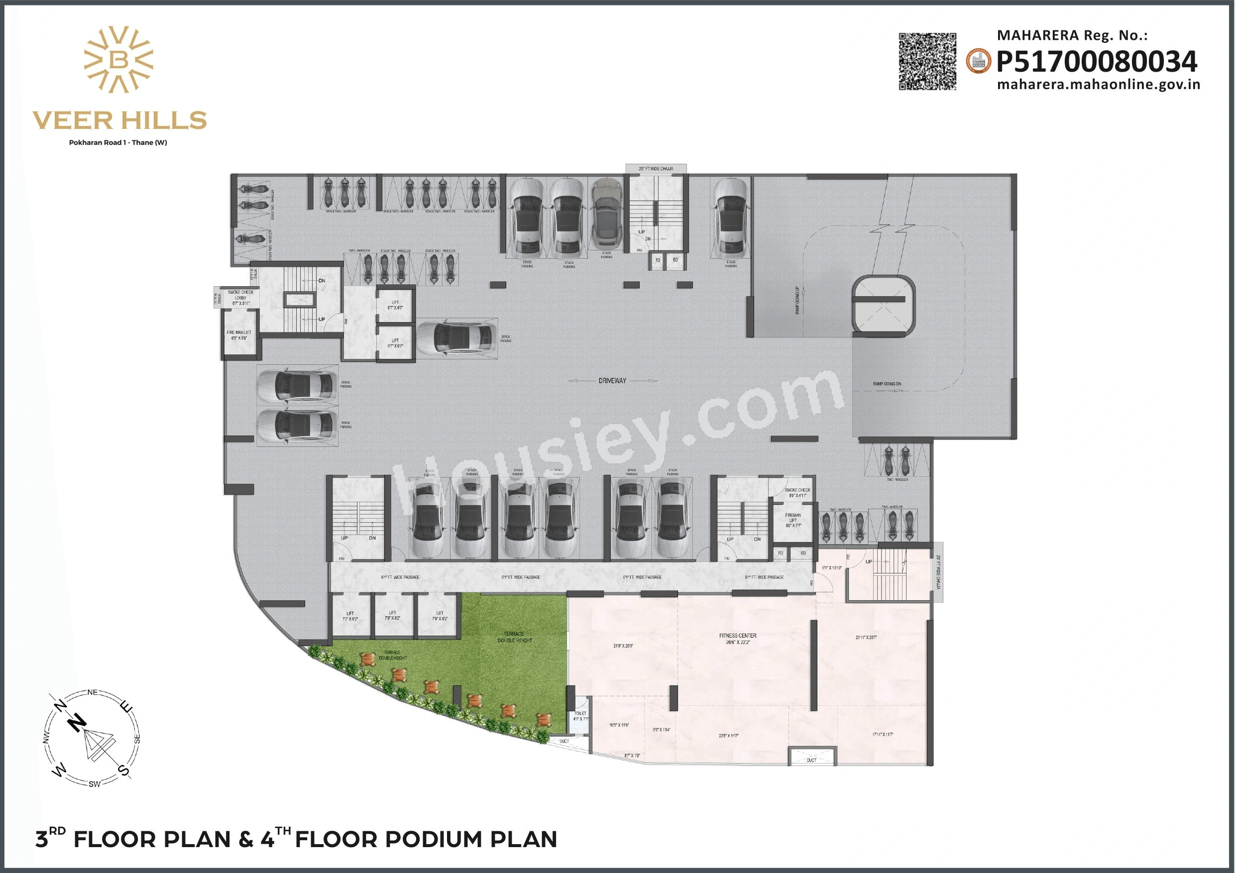 V B Veer Hills Floor plan 3