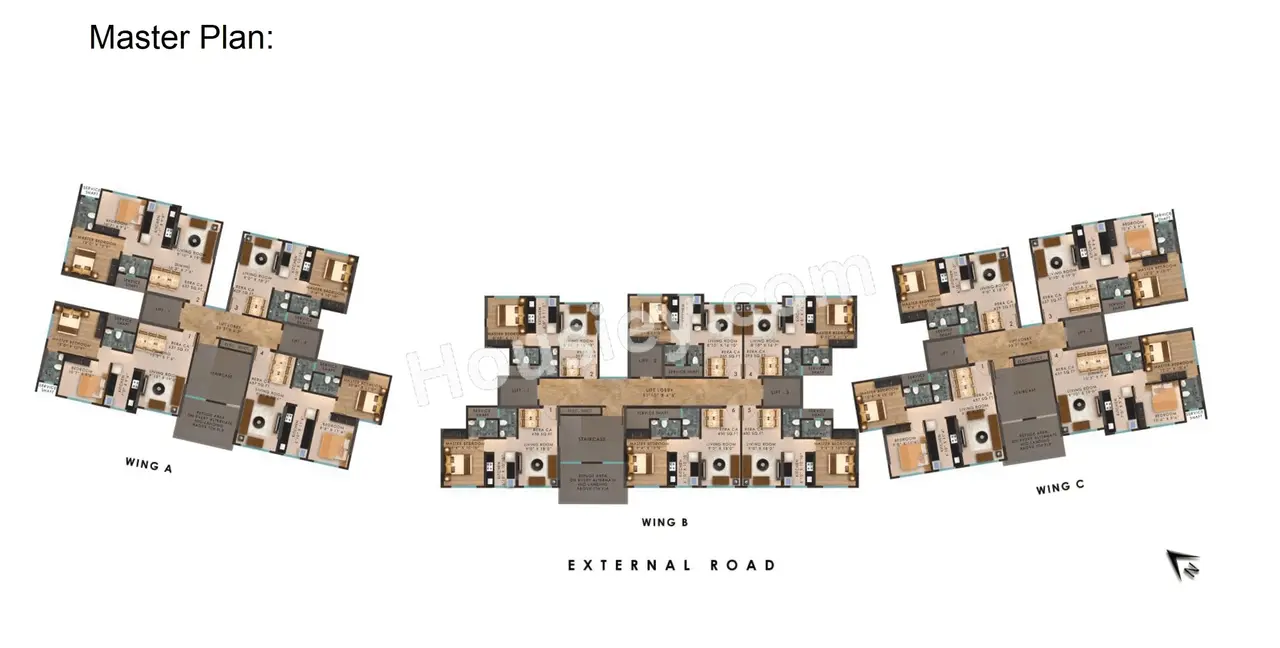 Vaibhavlaxmi Central Park Master Plan