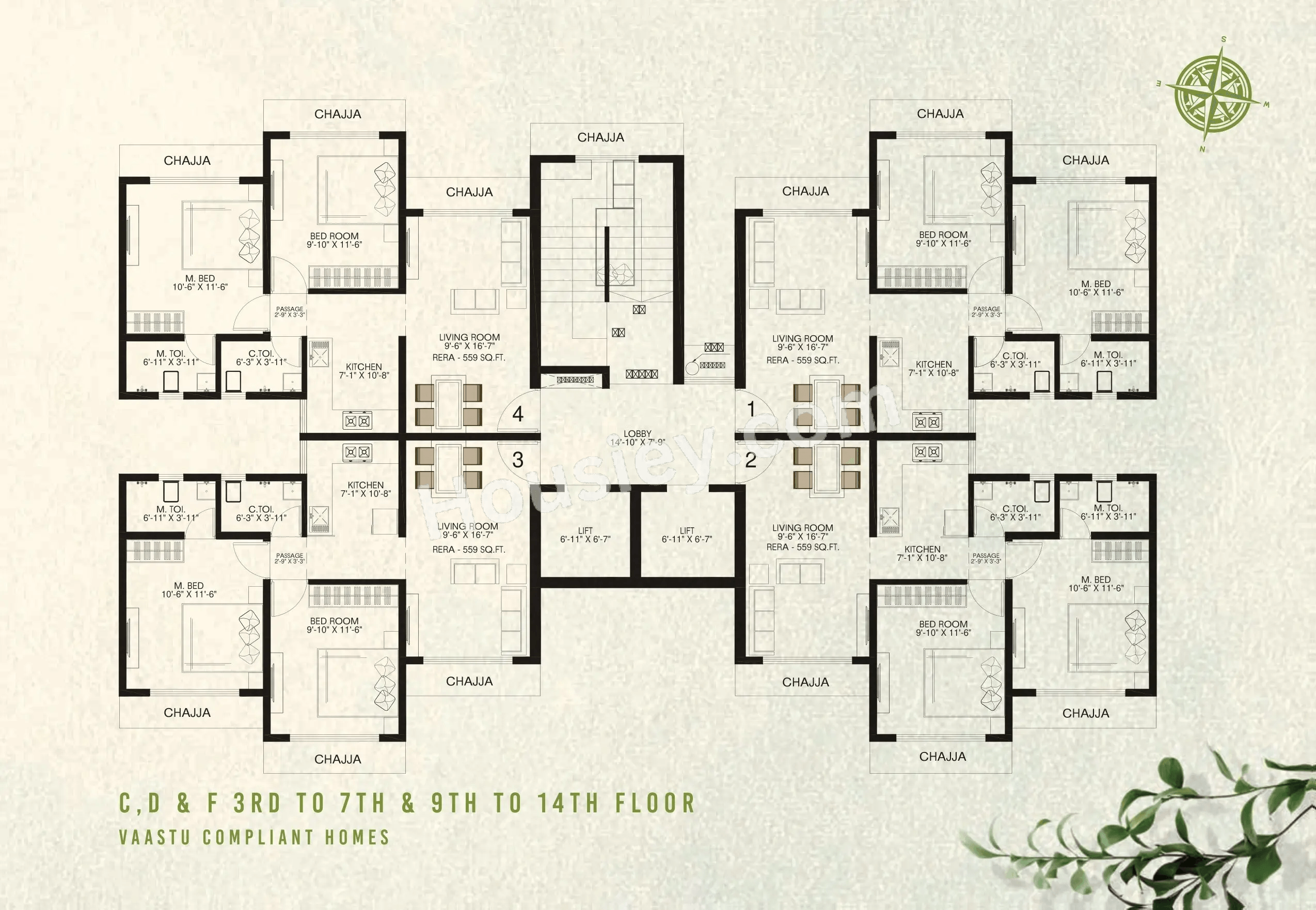 Vaibhavlaxmi One Vikhroli Floor plan 4