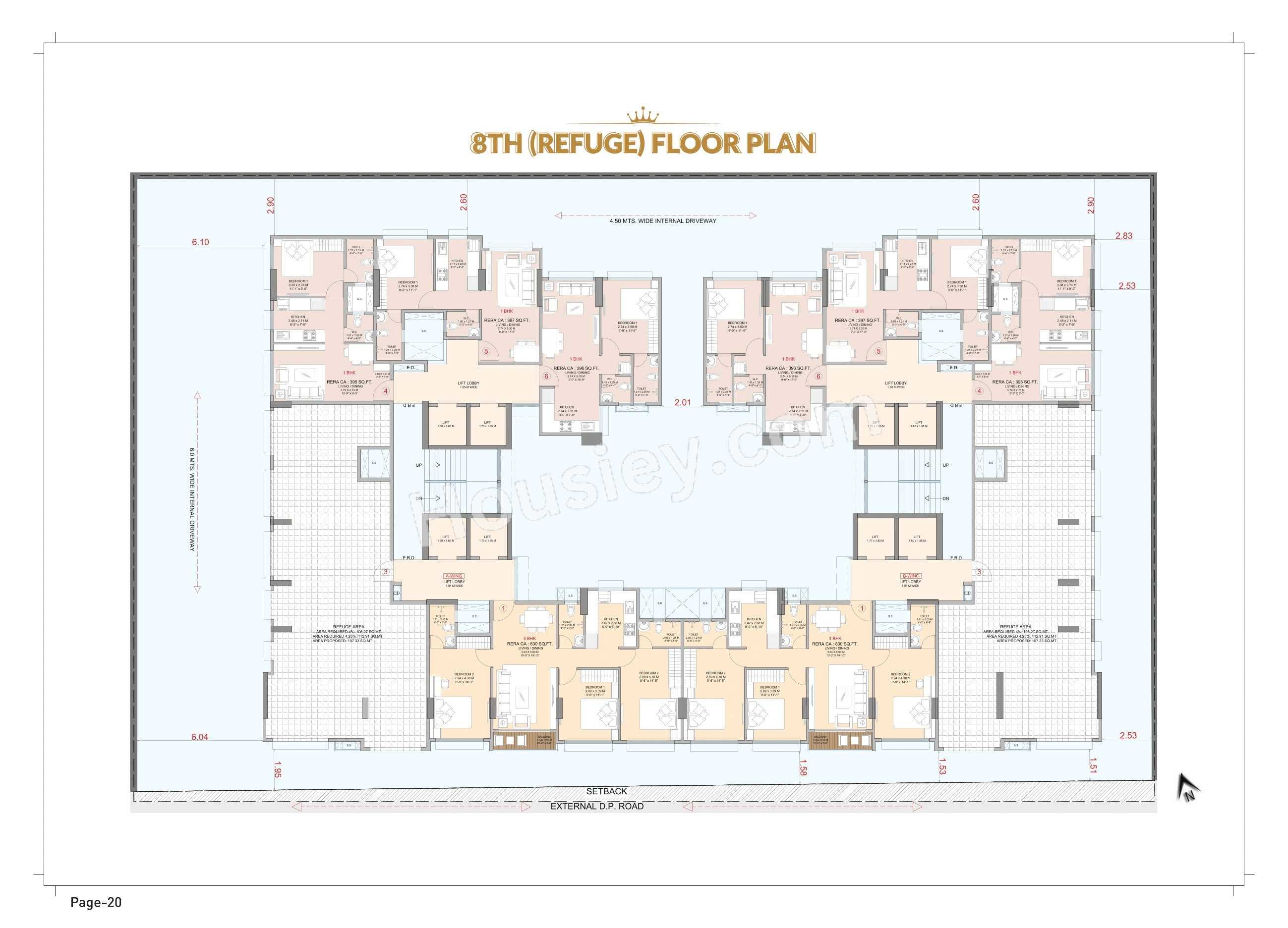 Vaibhavlaxmi Queens Avenue Floor plan 3