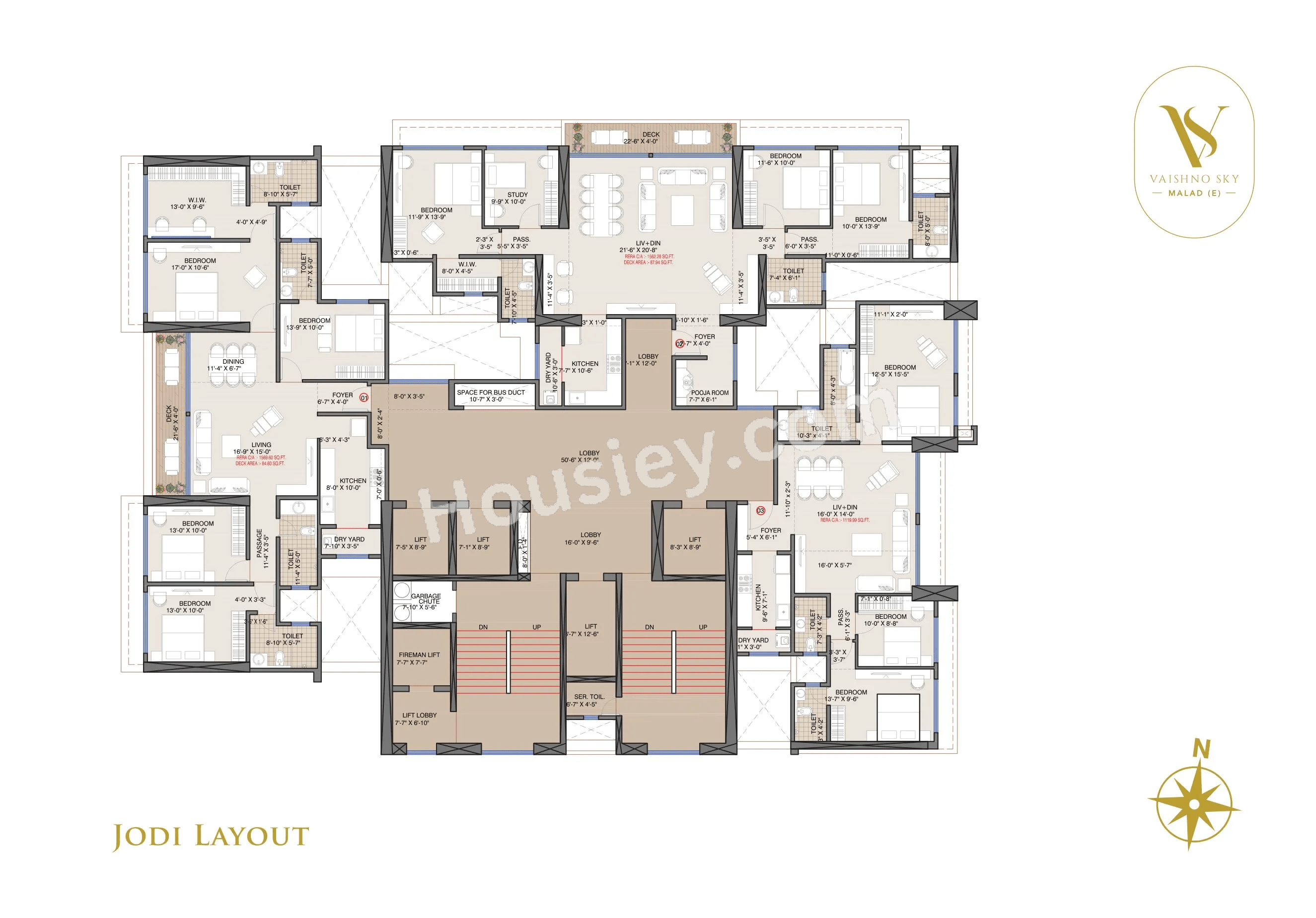 Vaishno Sky Floor plan 1