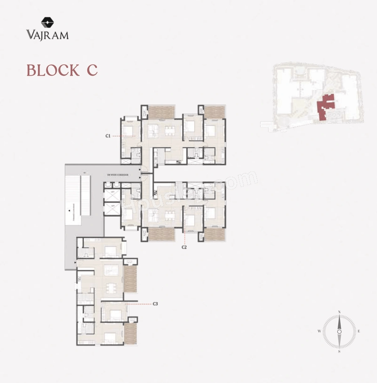 Vajram Chrysanthemum Floor plan 4