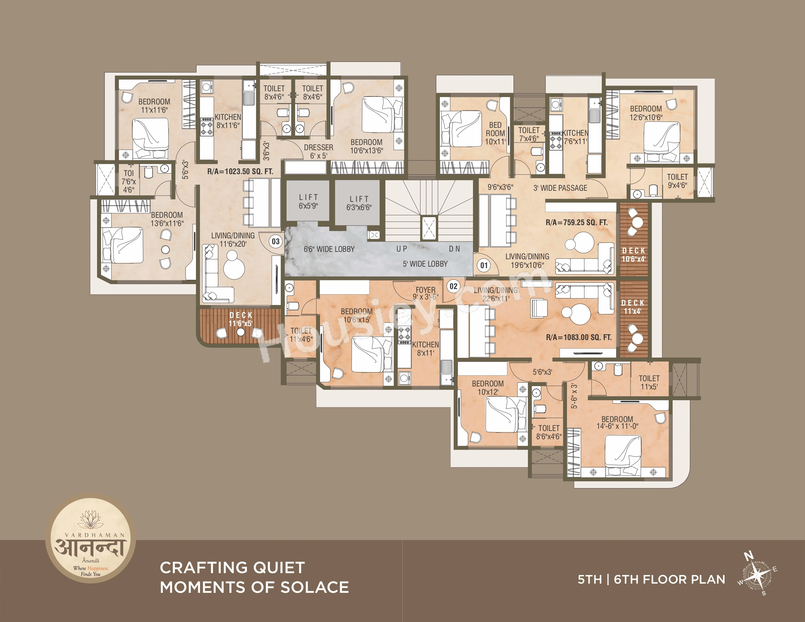 Vardhaman Ananda Floor plan 1