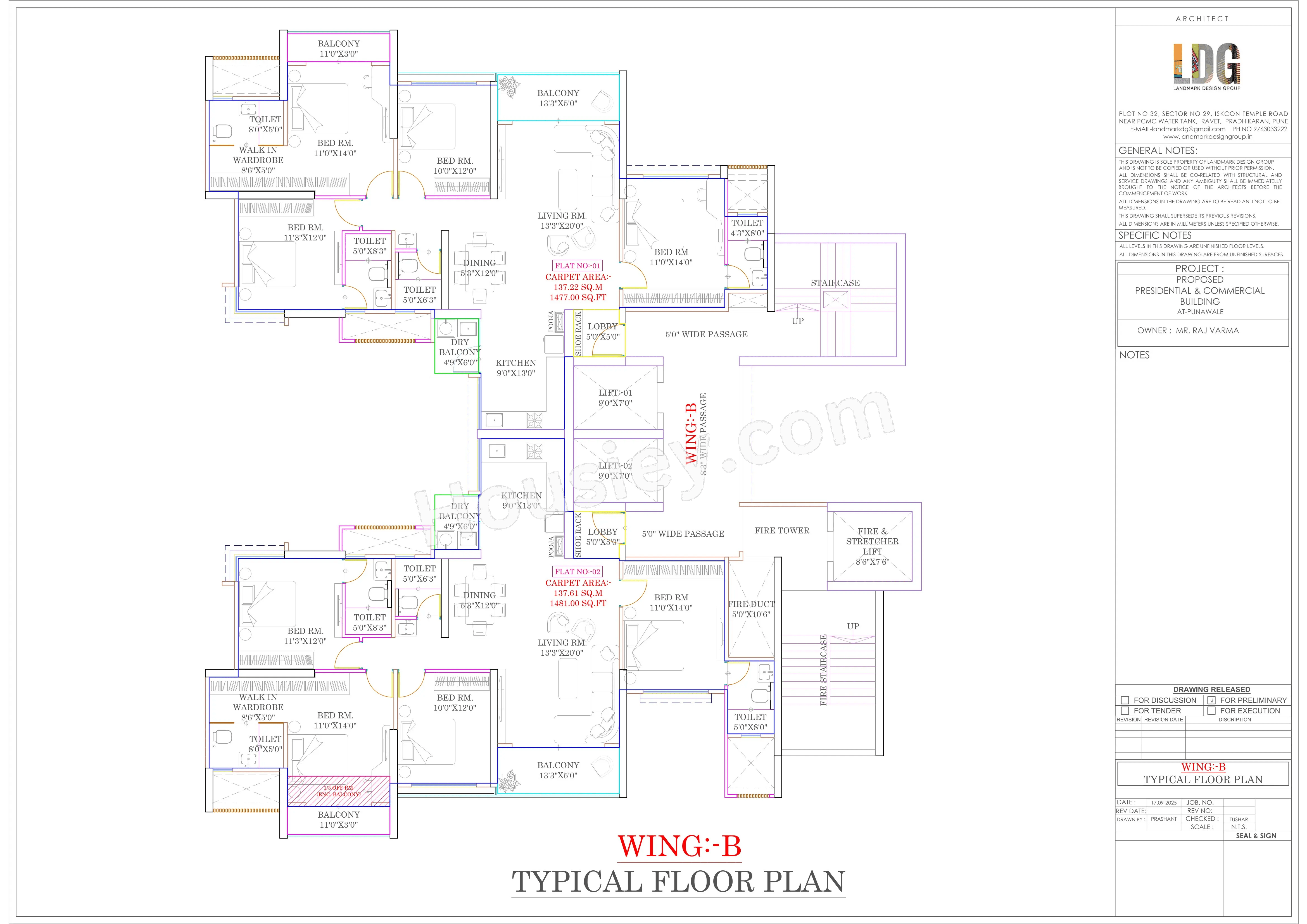 Varma Infinity Evana Floor plan 3