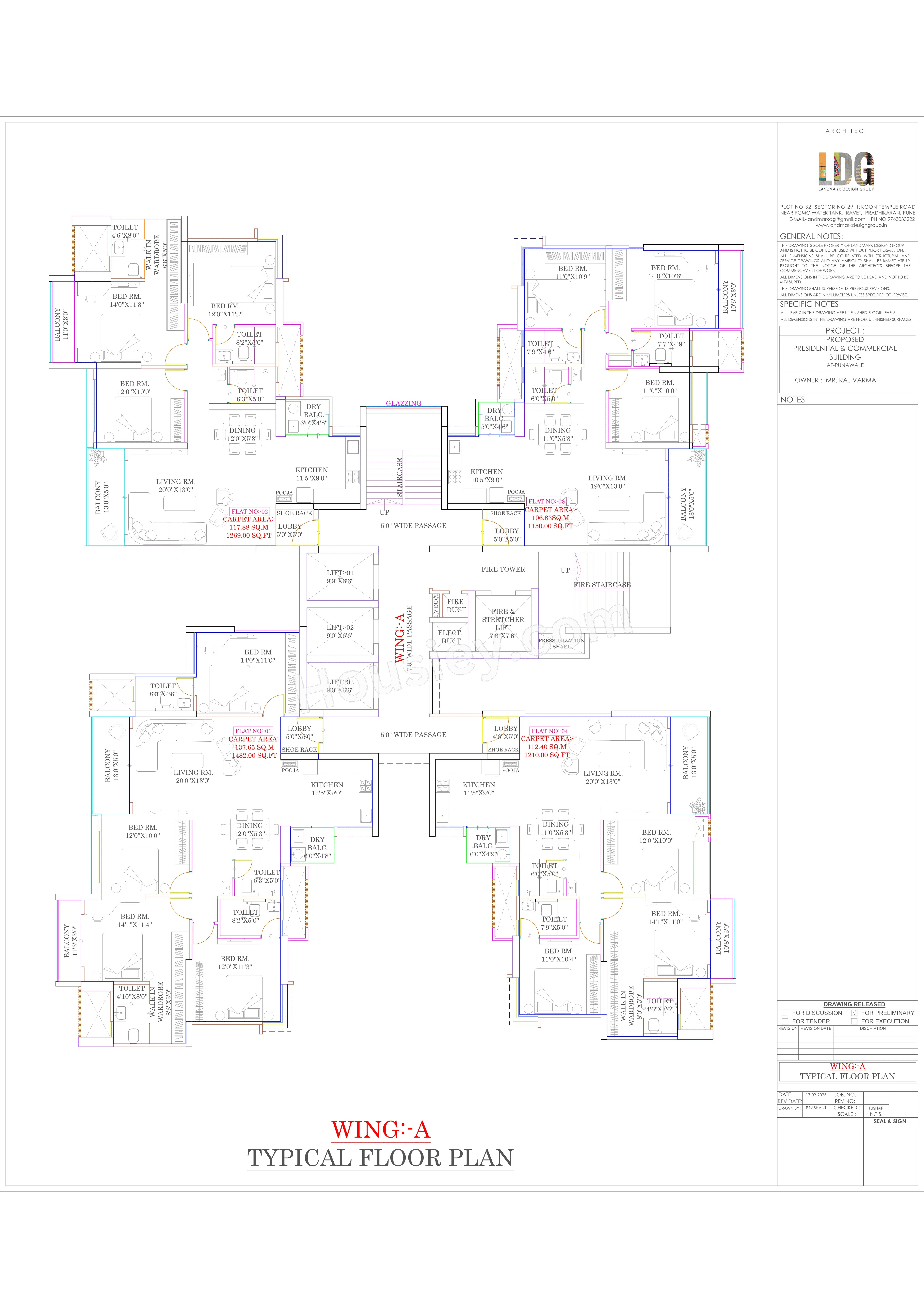 Varma Infinity Evana Floor plan 4