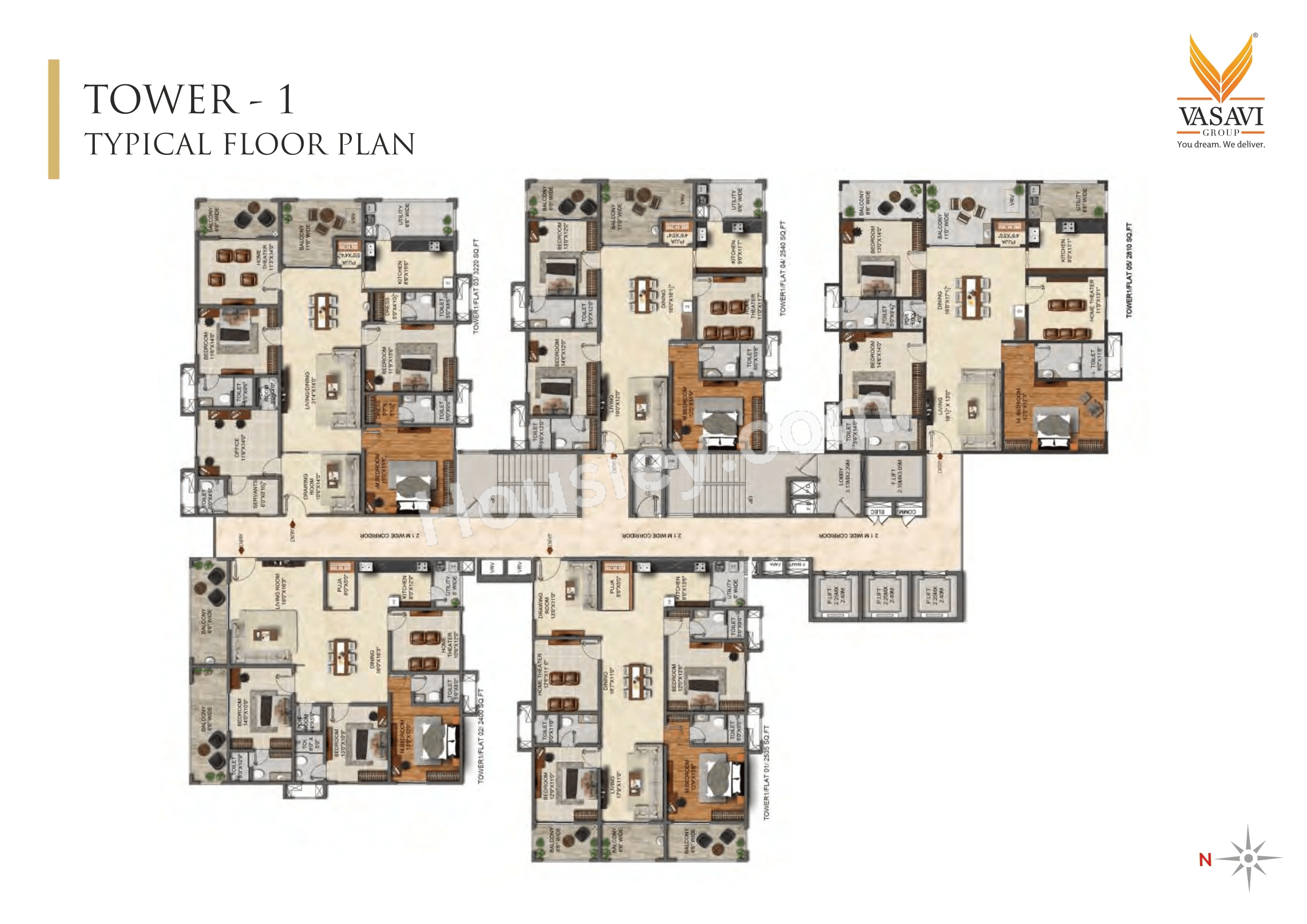 Vasavi Skyla Floor plan 1