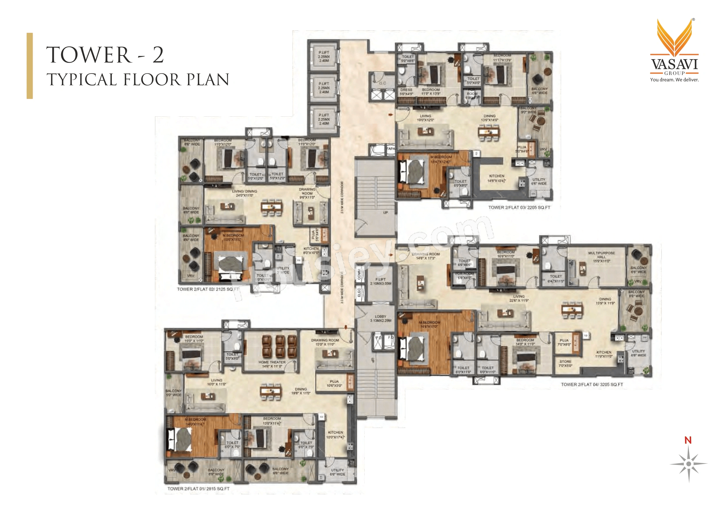 Vasavi Skyla Floor plan 2