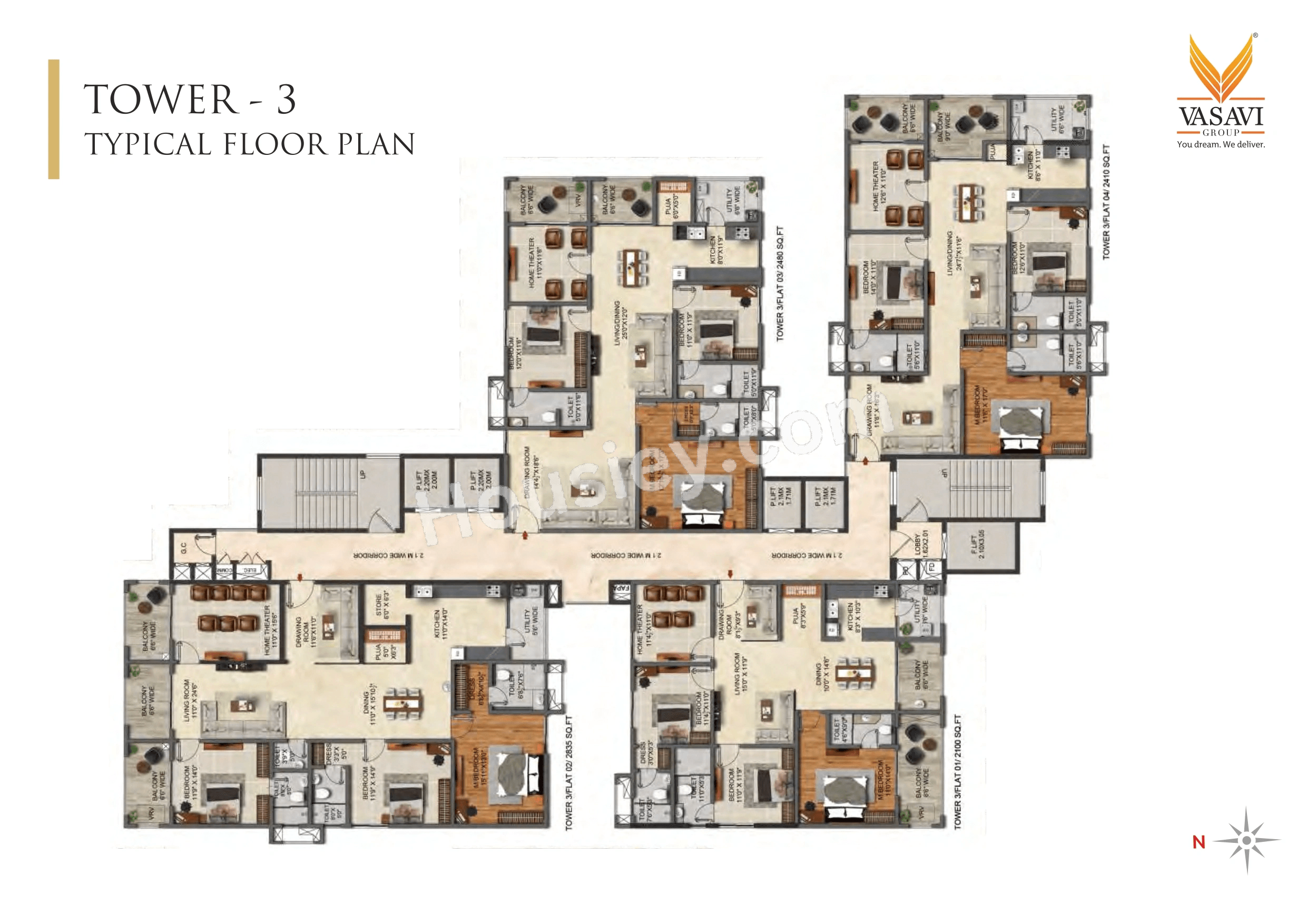 Vasavi Skyla Floor plan 3