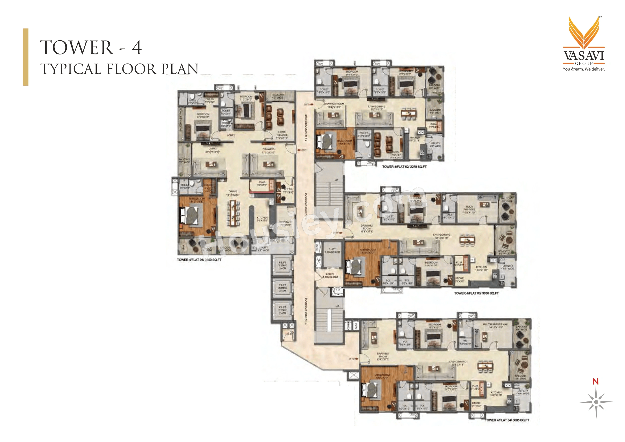 Vasavi Skyla Floor plan 4