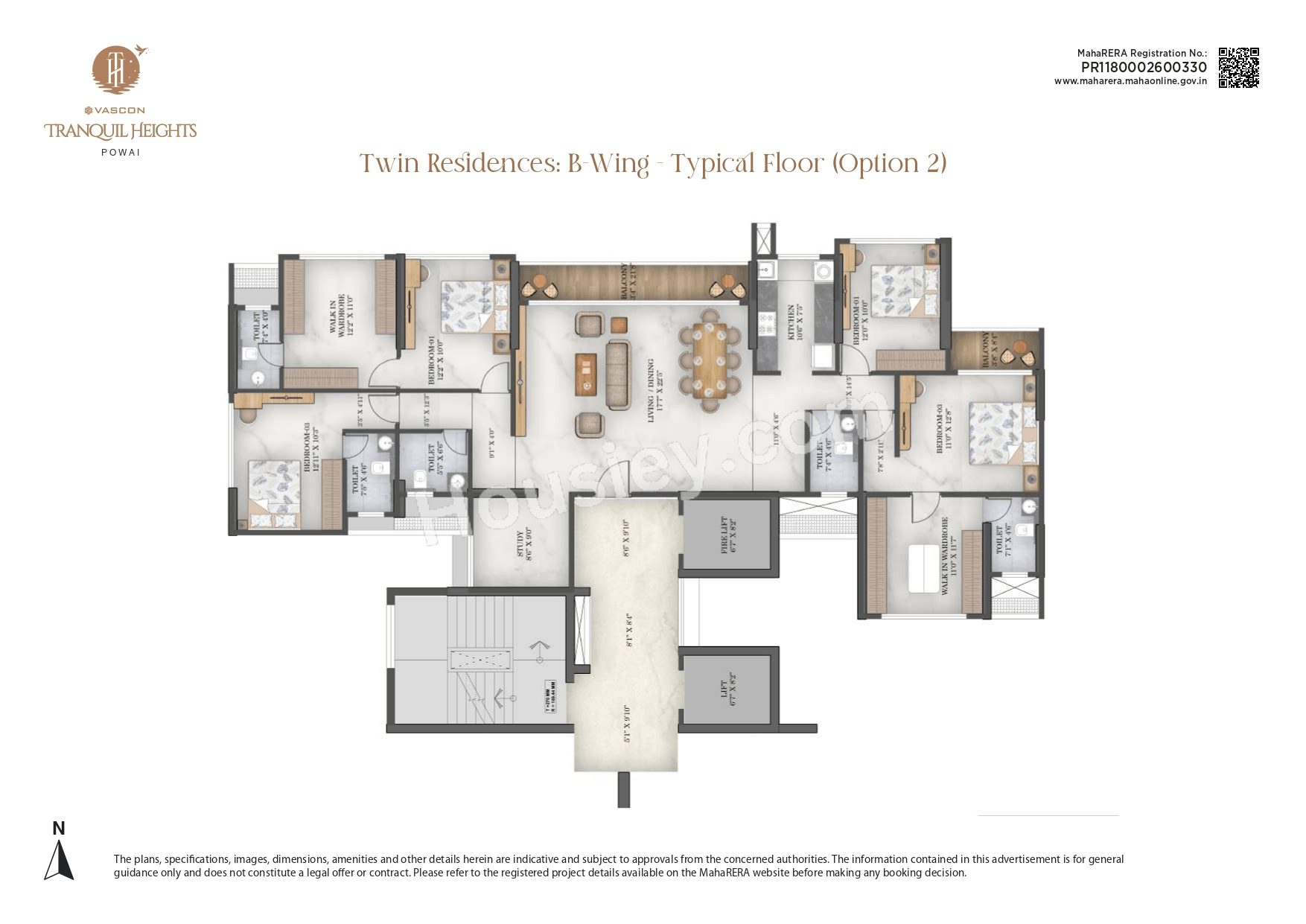 Vascon Tranquil Heights Floor plan 1