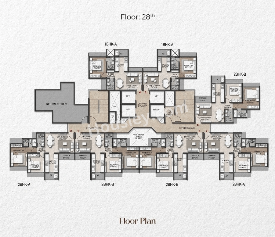 Vastu Park Floor plan 2