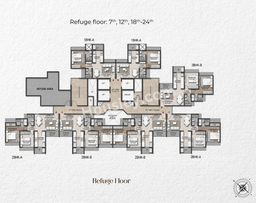 Vastu Park Floor plan 4