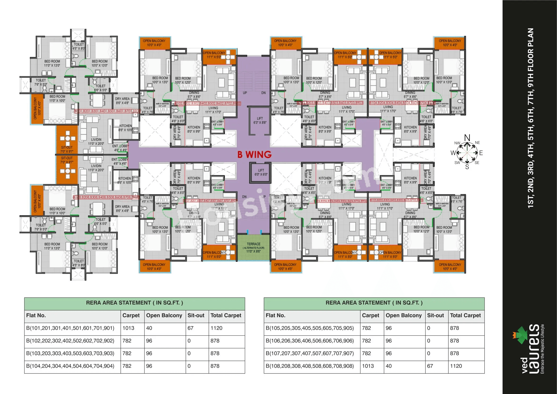 Ved Laurels Floor plan 3