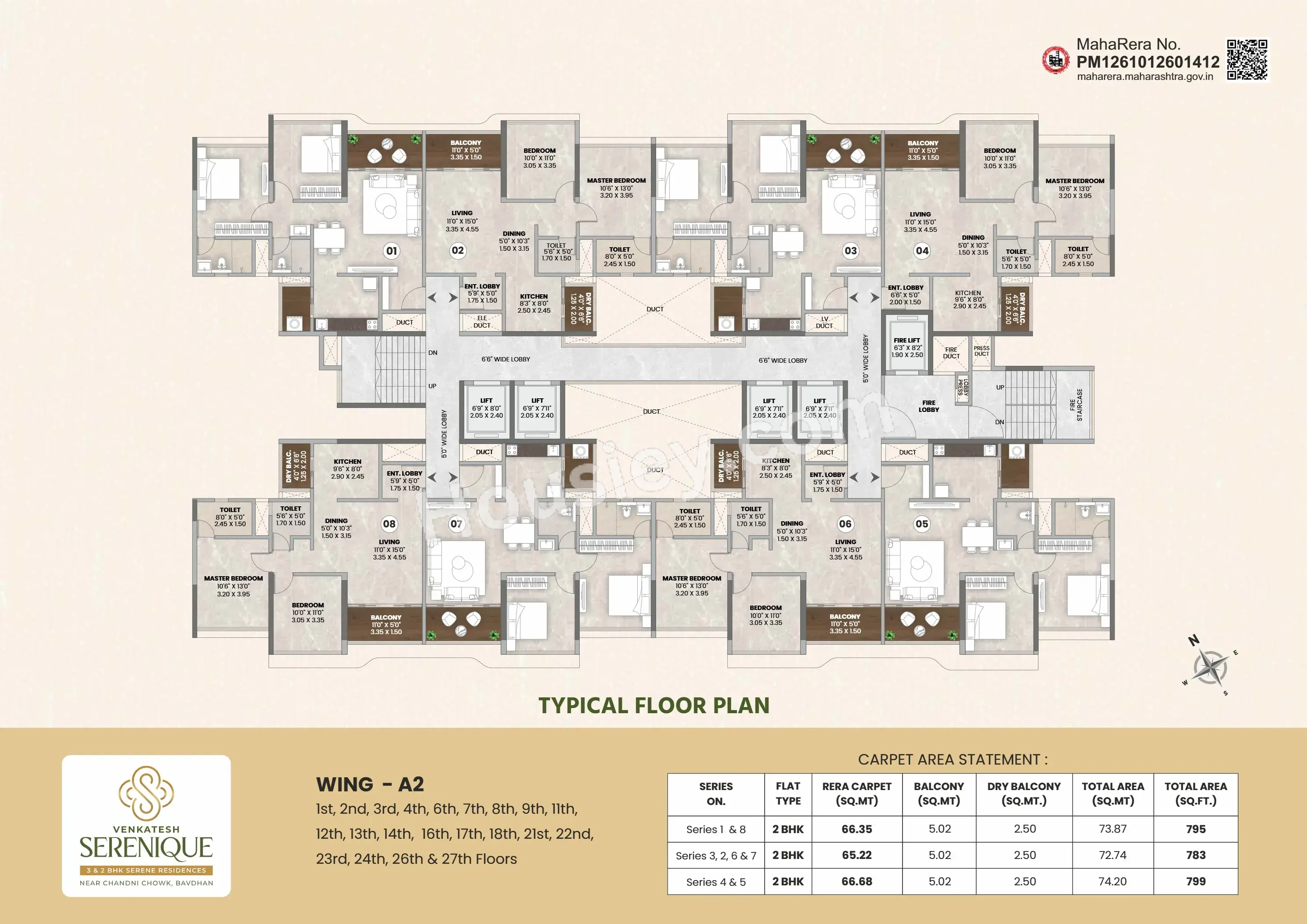 Venkatesh Serenique Floor plan 2