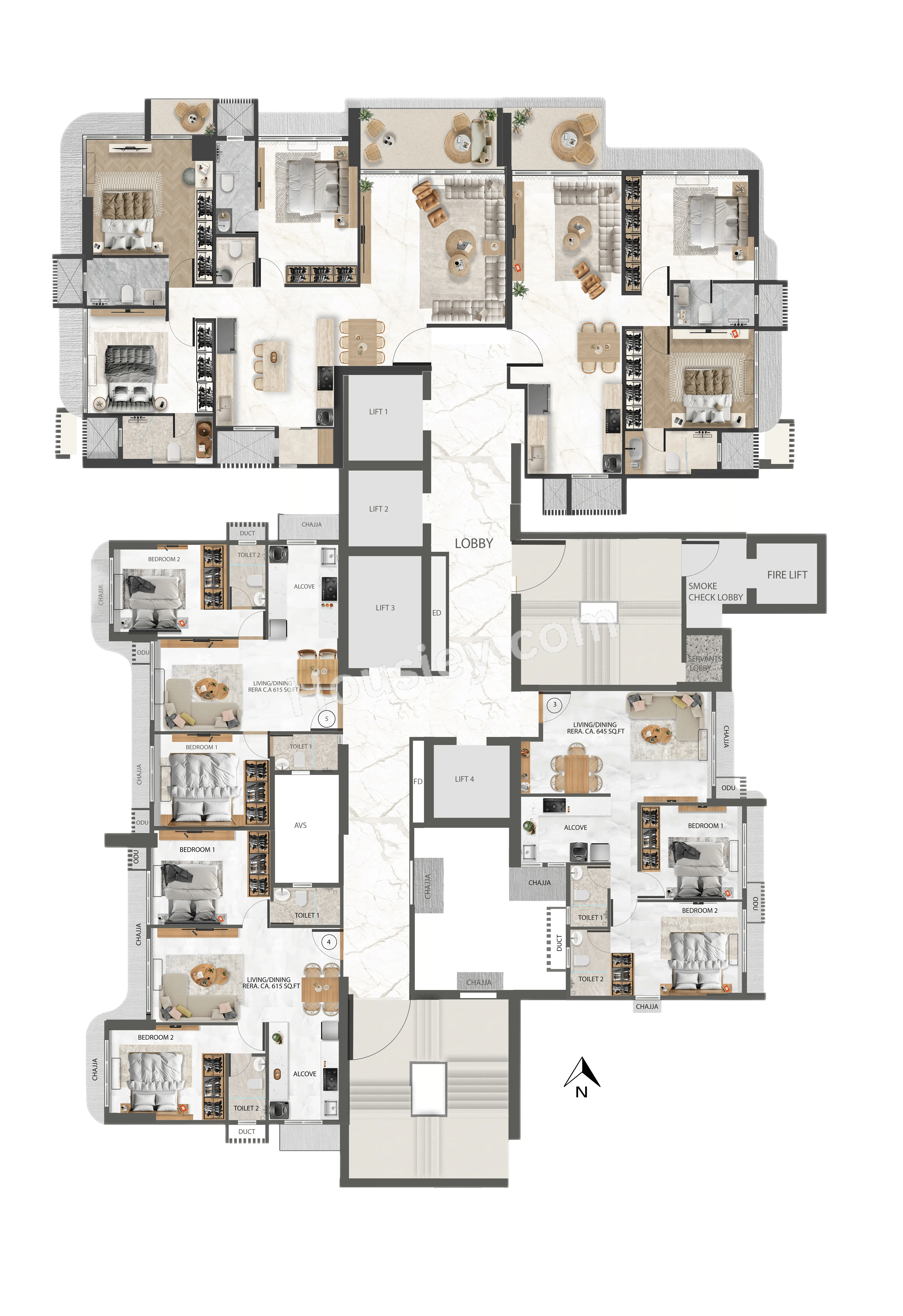 Vibrant The V Mansion Master Plan