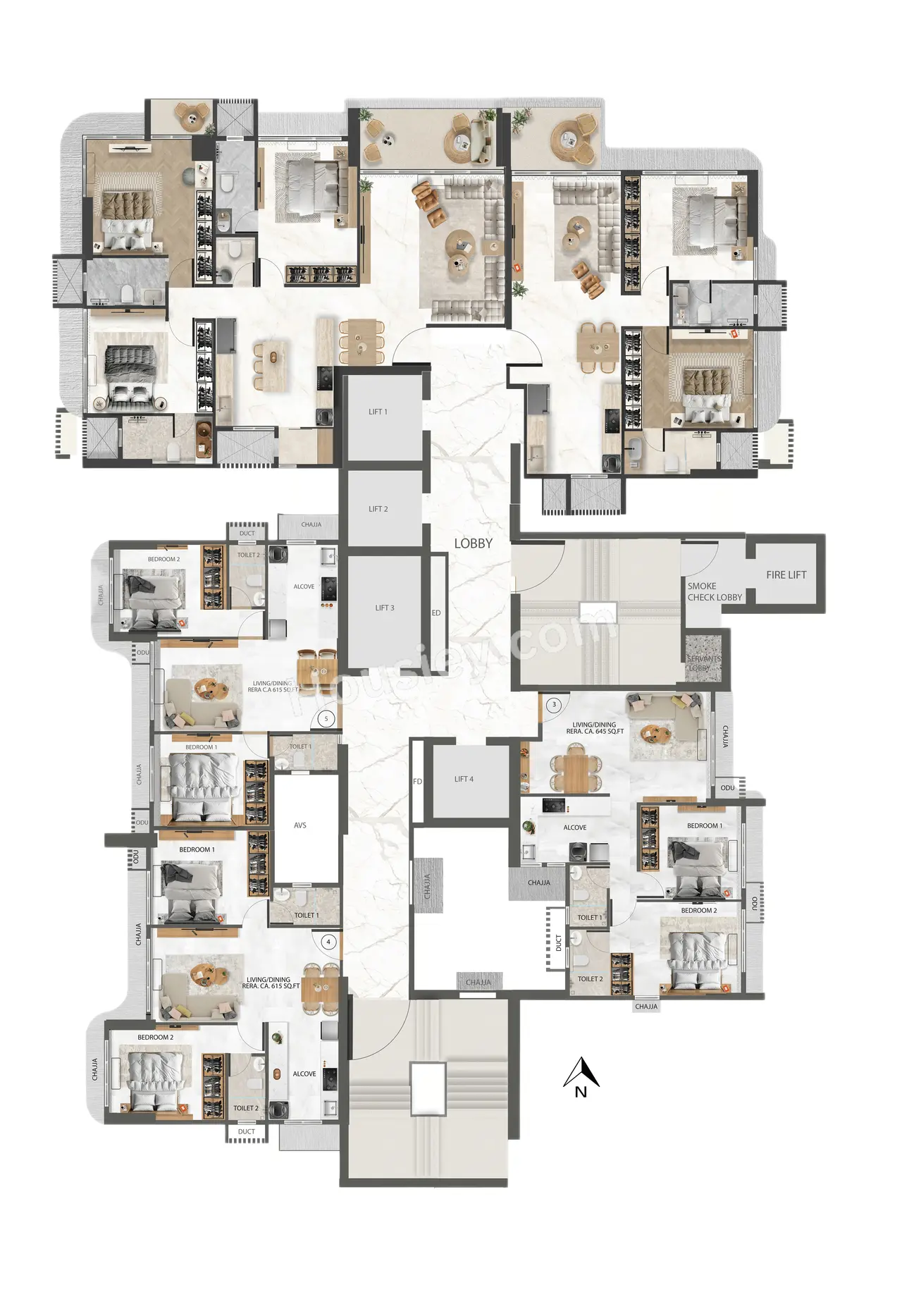 Vibrant The V Mansion Floor Plan