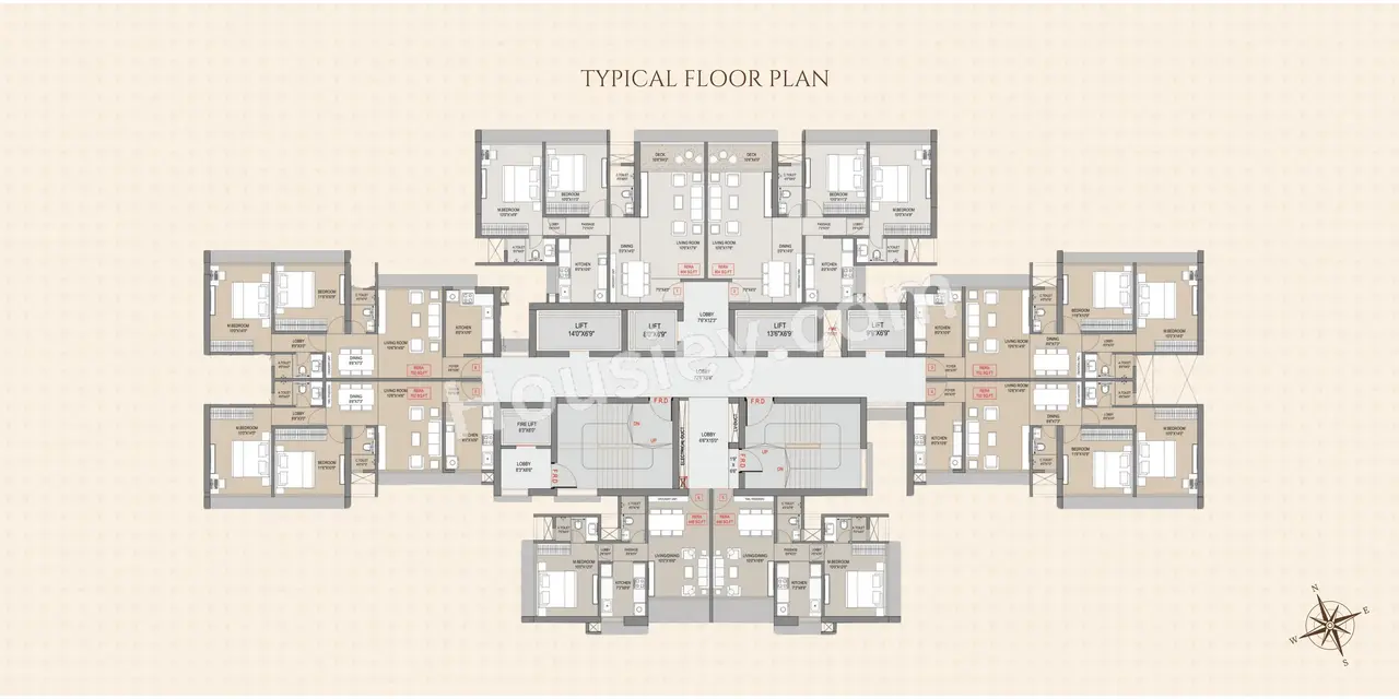 Vidisha Shreyaan Heights Floor Plan