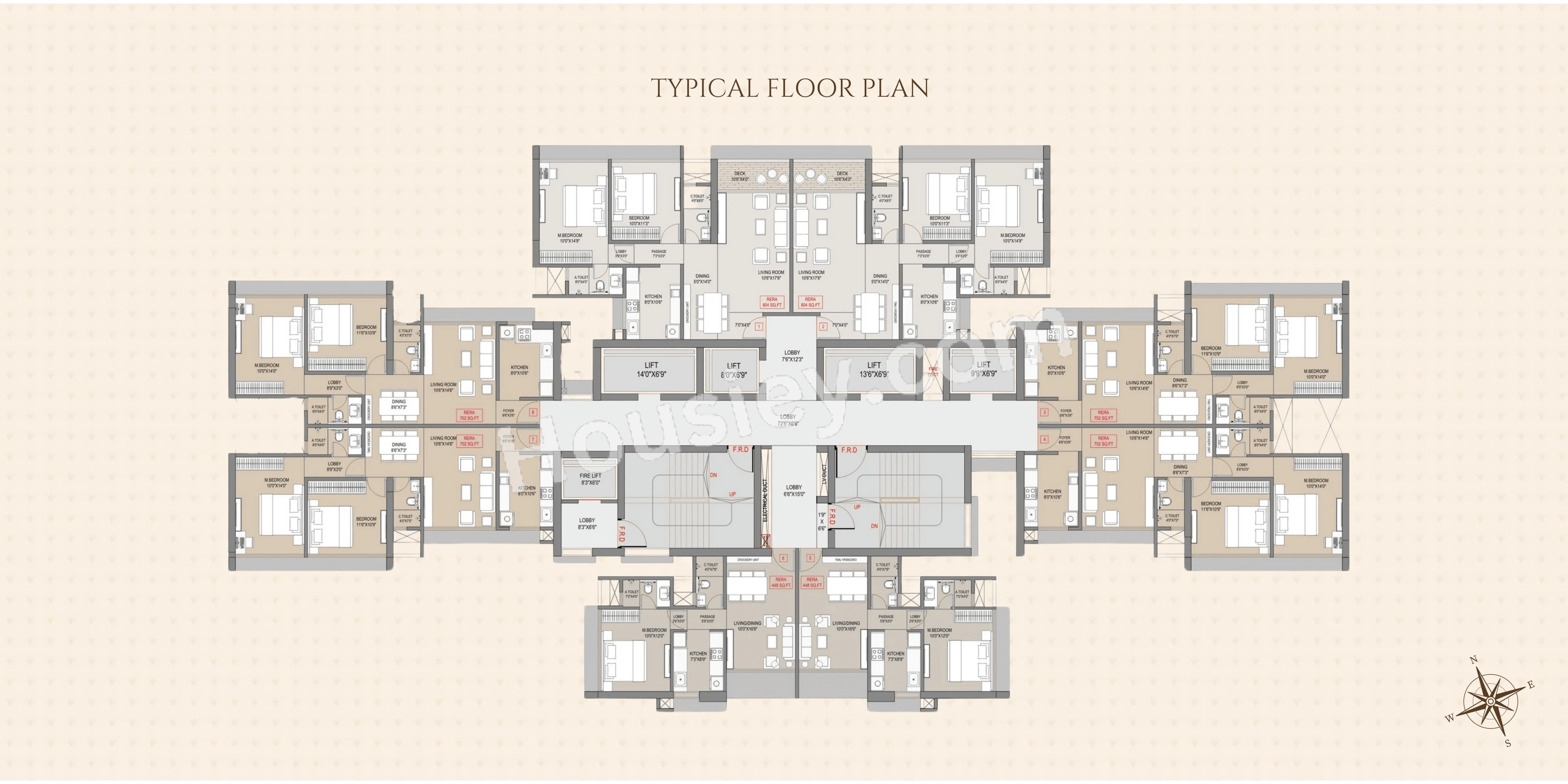 Vidisha Shreyaan Heights Floor Plan