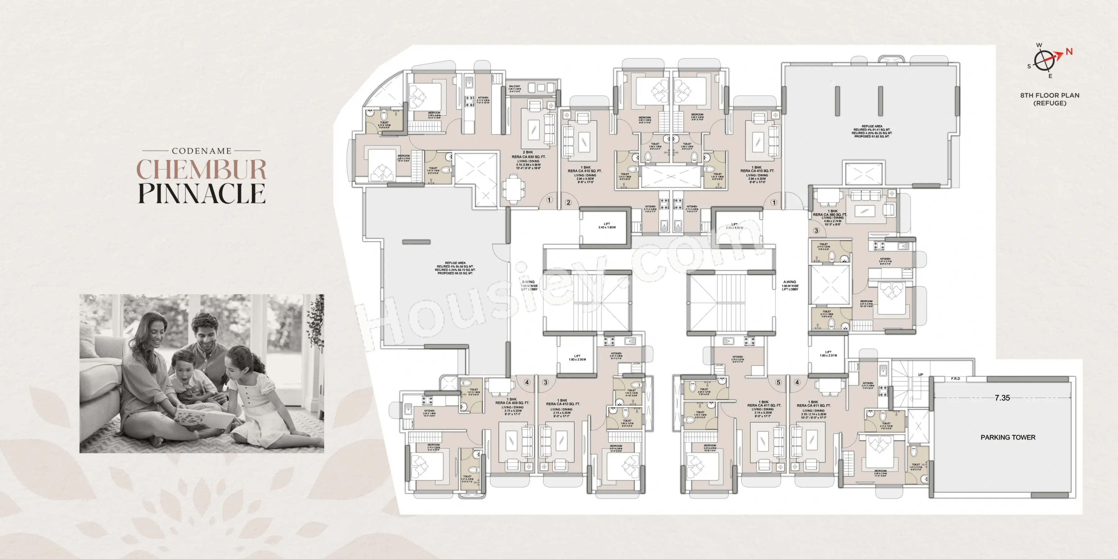 Vighnaharta Enclave Floor plan 1