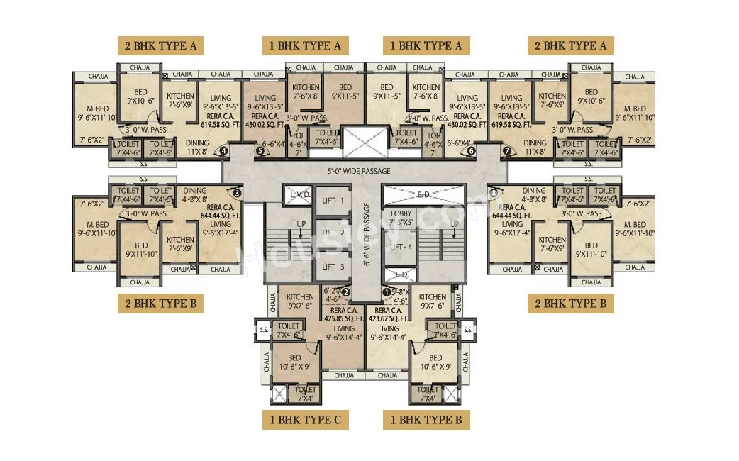 Vihang Luxuria Floor plan 1