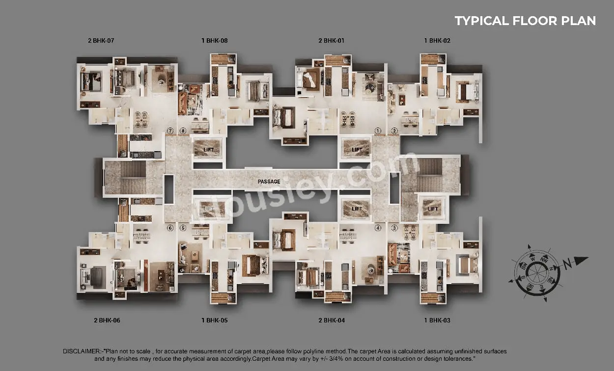 Vihang Thane Infinity Floor Plan