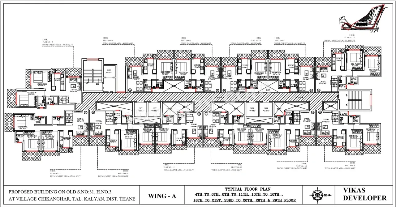 Vikas Ritzenia Floor Plan