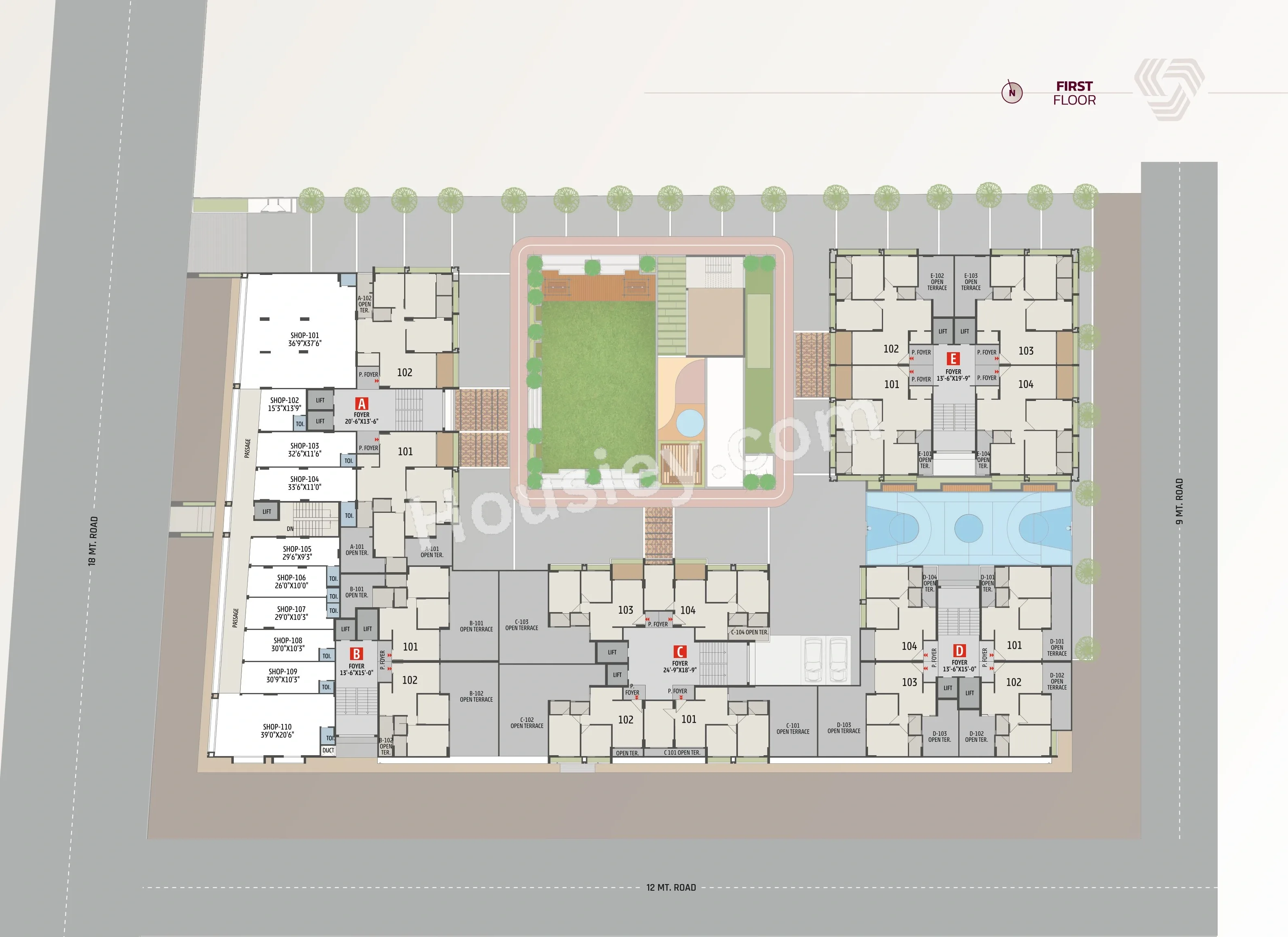 Vikram Luxuria Surya 2 Floor plan 1