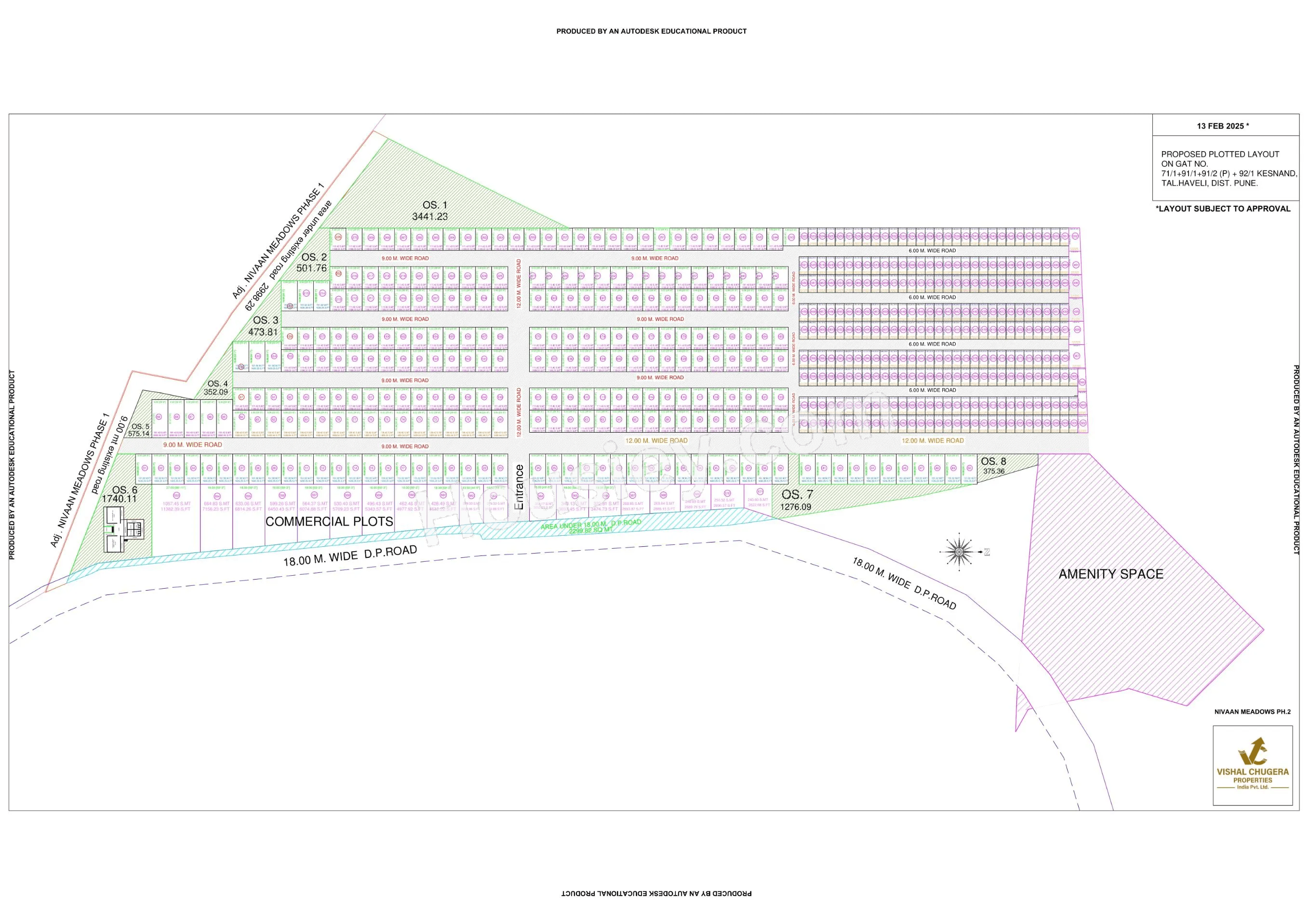 Vishal Nivaan Meadows Floor Plan