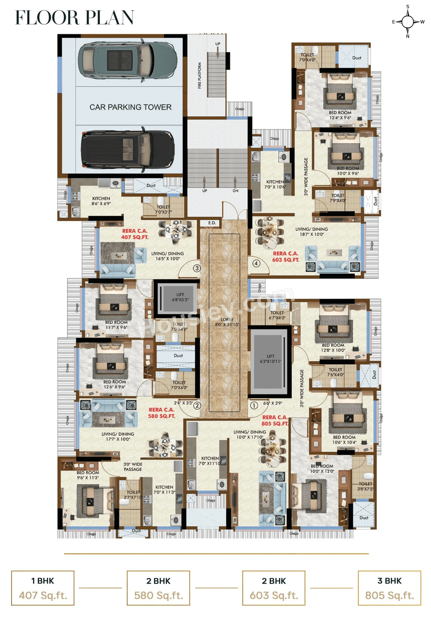 Vitrag Sukhsagar Heights Master Plan