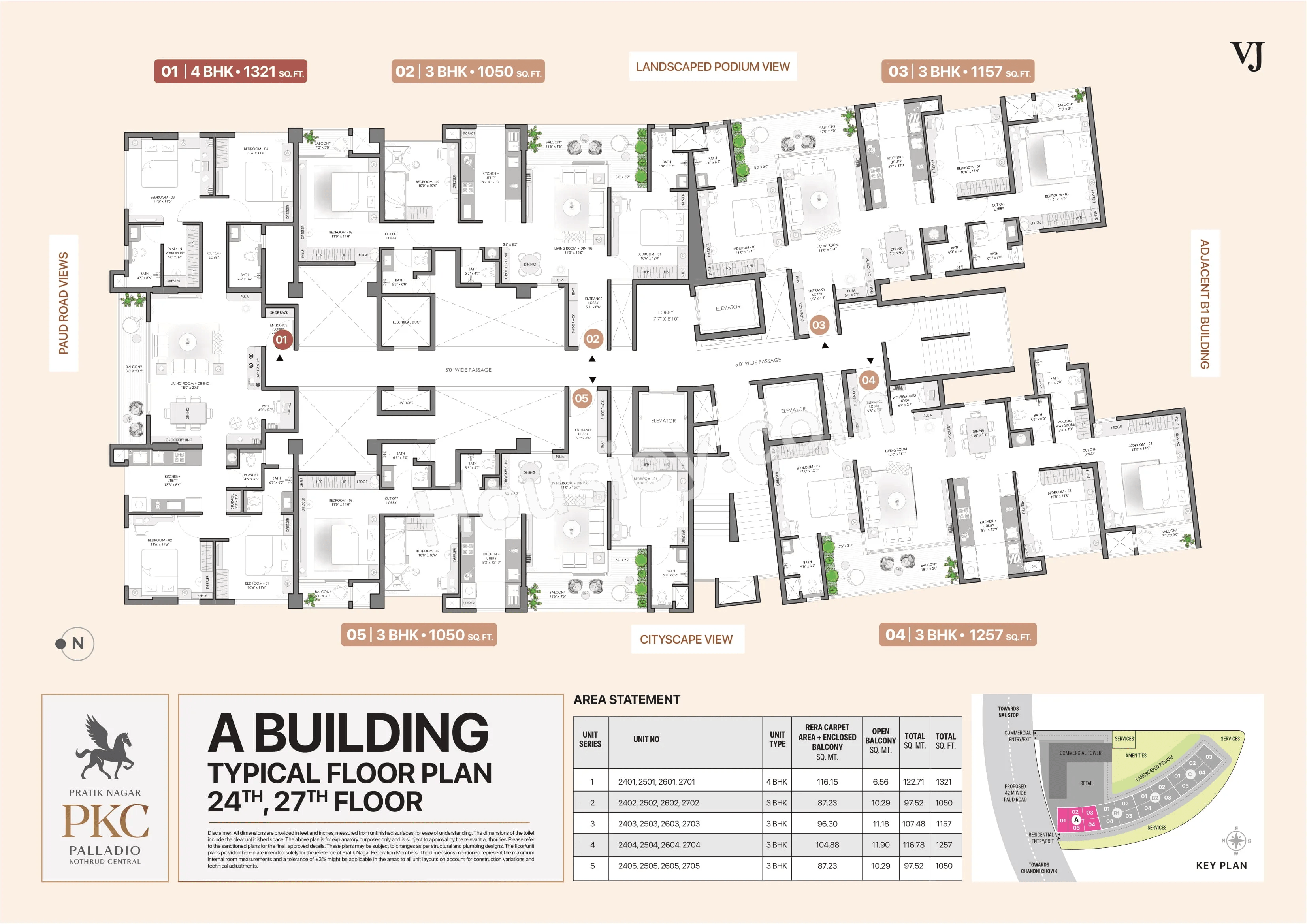 VJ Palladio Central Floor plan 4